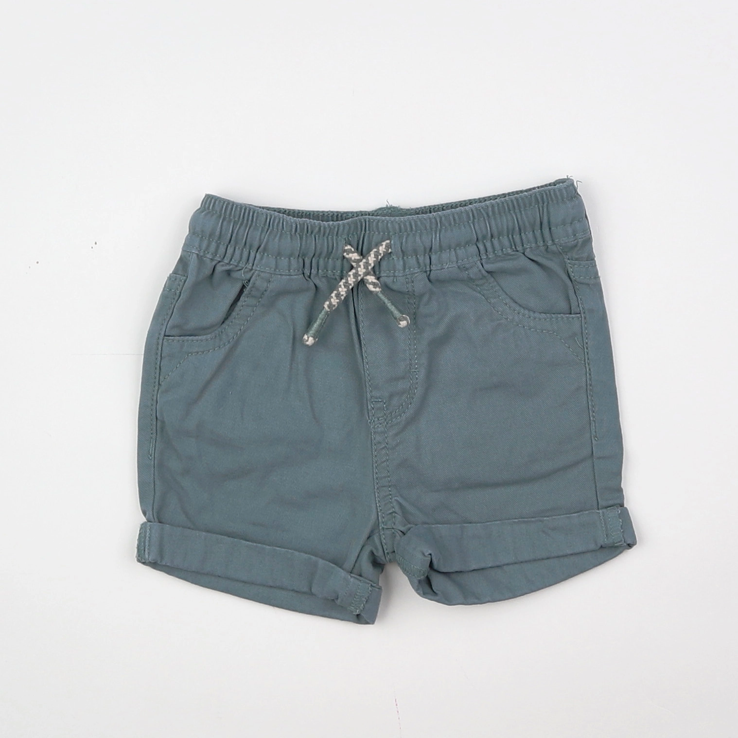 Vertbaudet - short vert - 9 mois