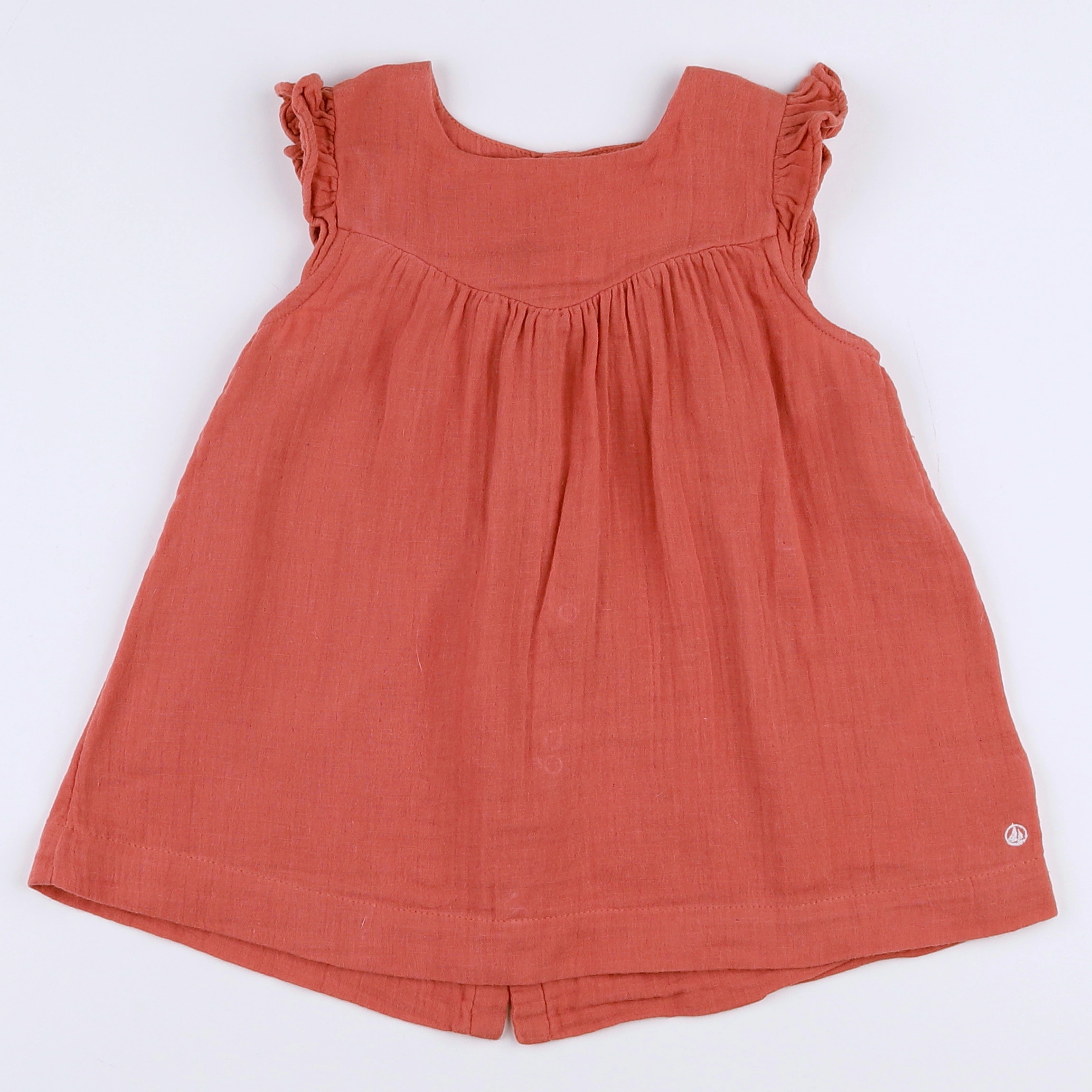 Petit Bateau - robe rose - 12 mois