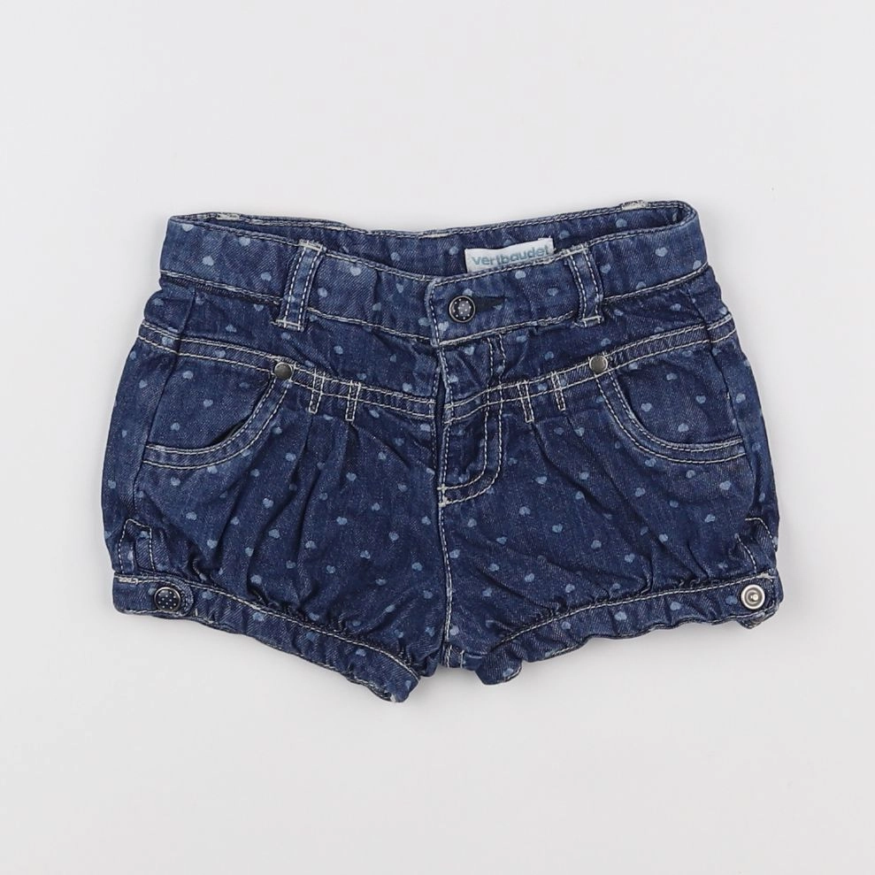 Vertbaudet - short bleu - 18 mois