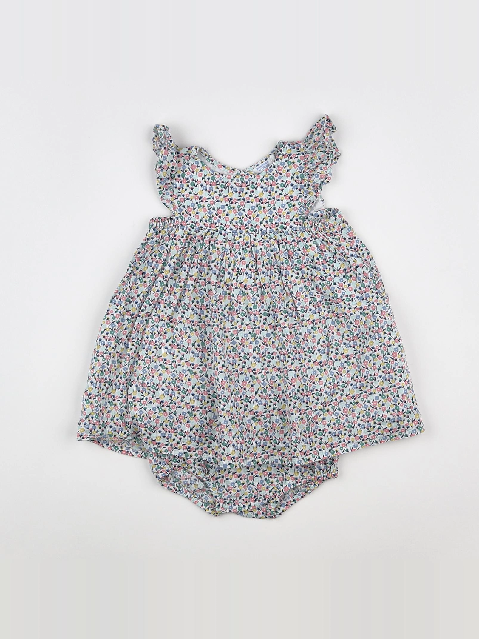 Boutchou - robe multicolore - 12 mois