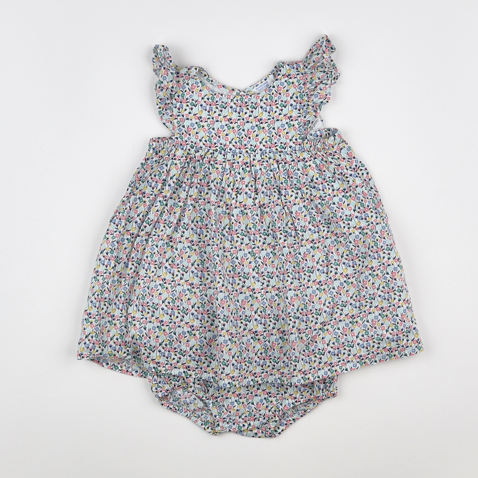 Boutchou - robe multicolore - 12 mois