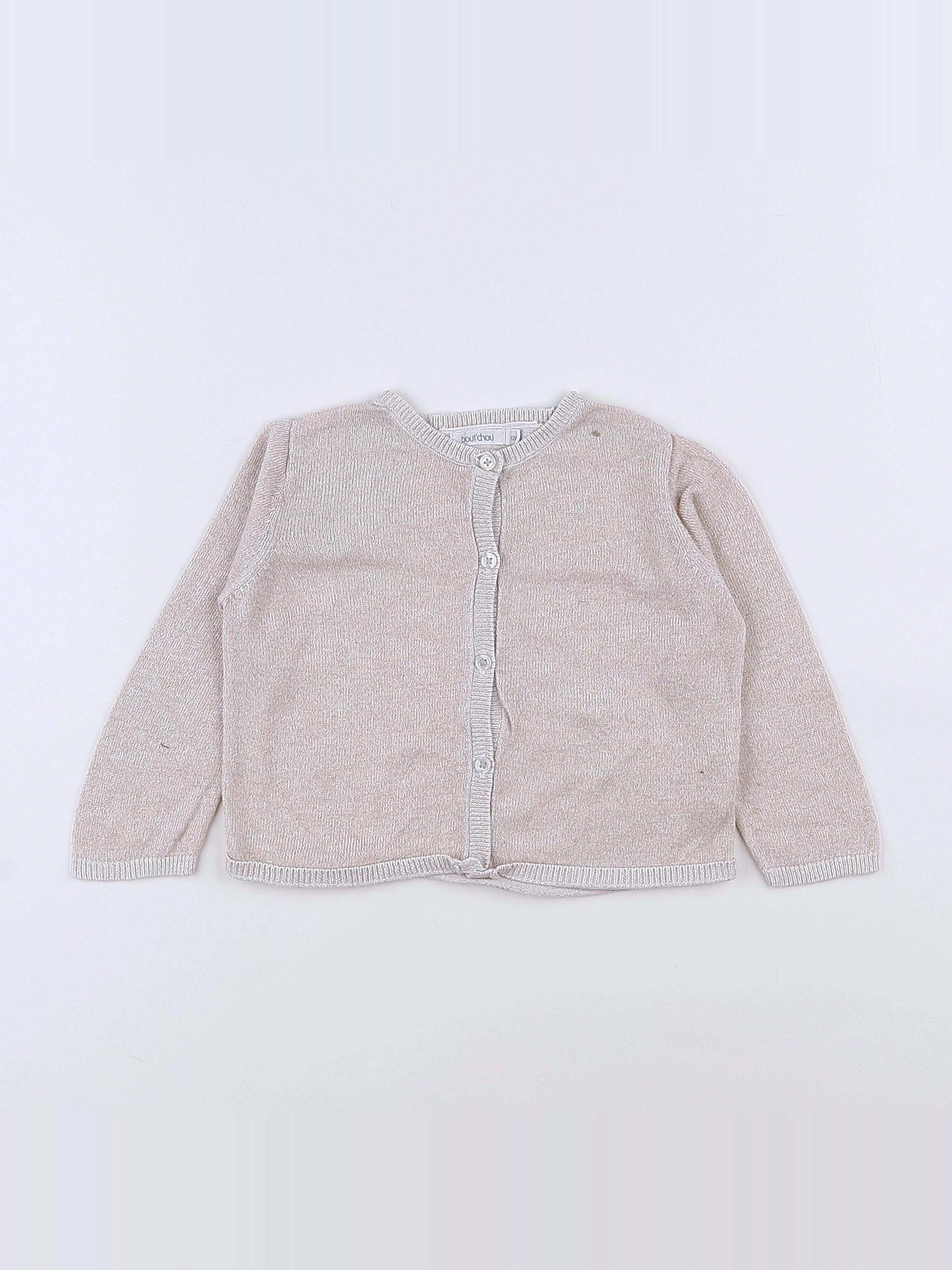 Boutchou - gilet beige - 12 mois