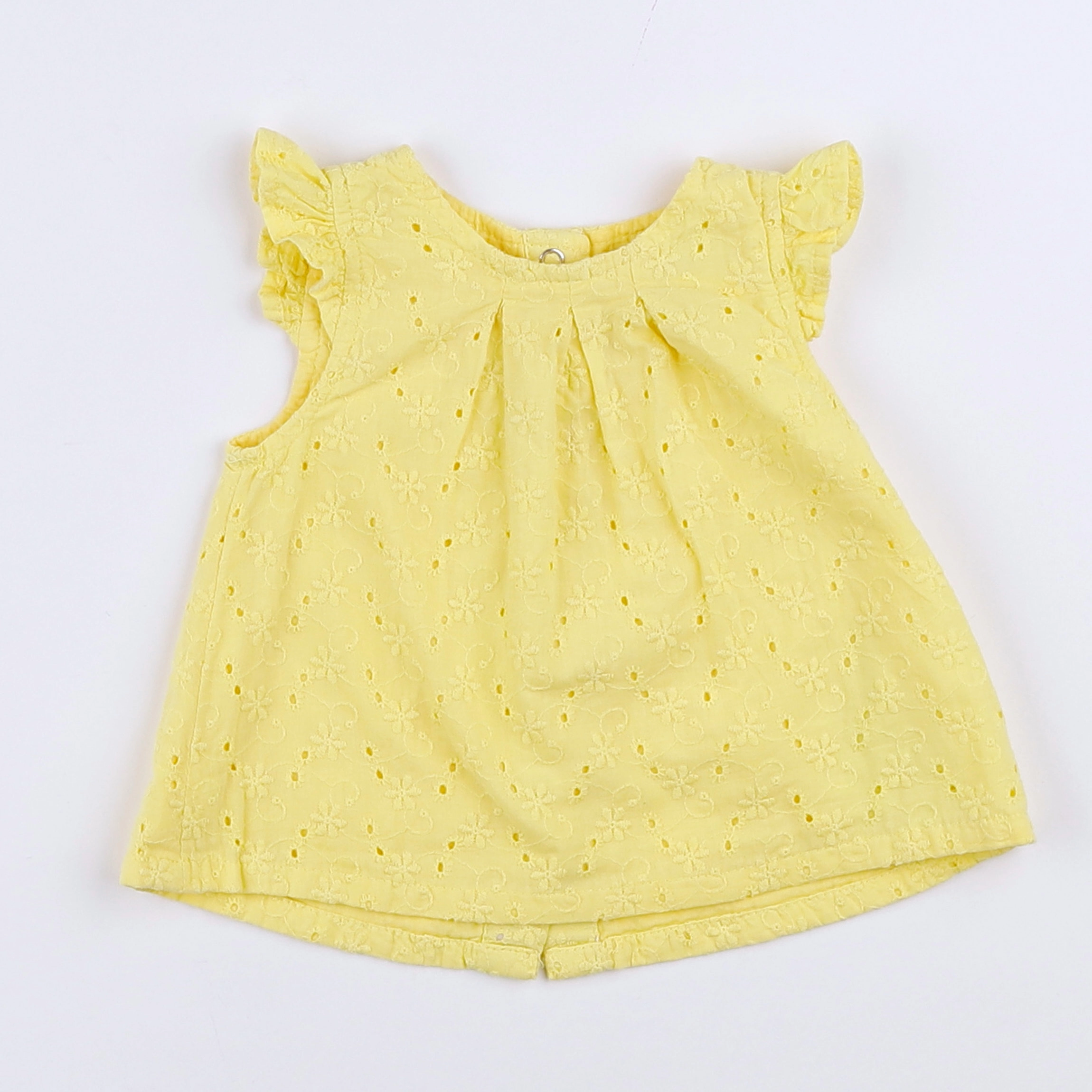 Vertbaudet - blouse jaune - 3 mois