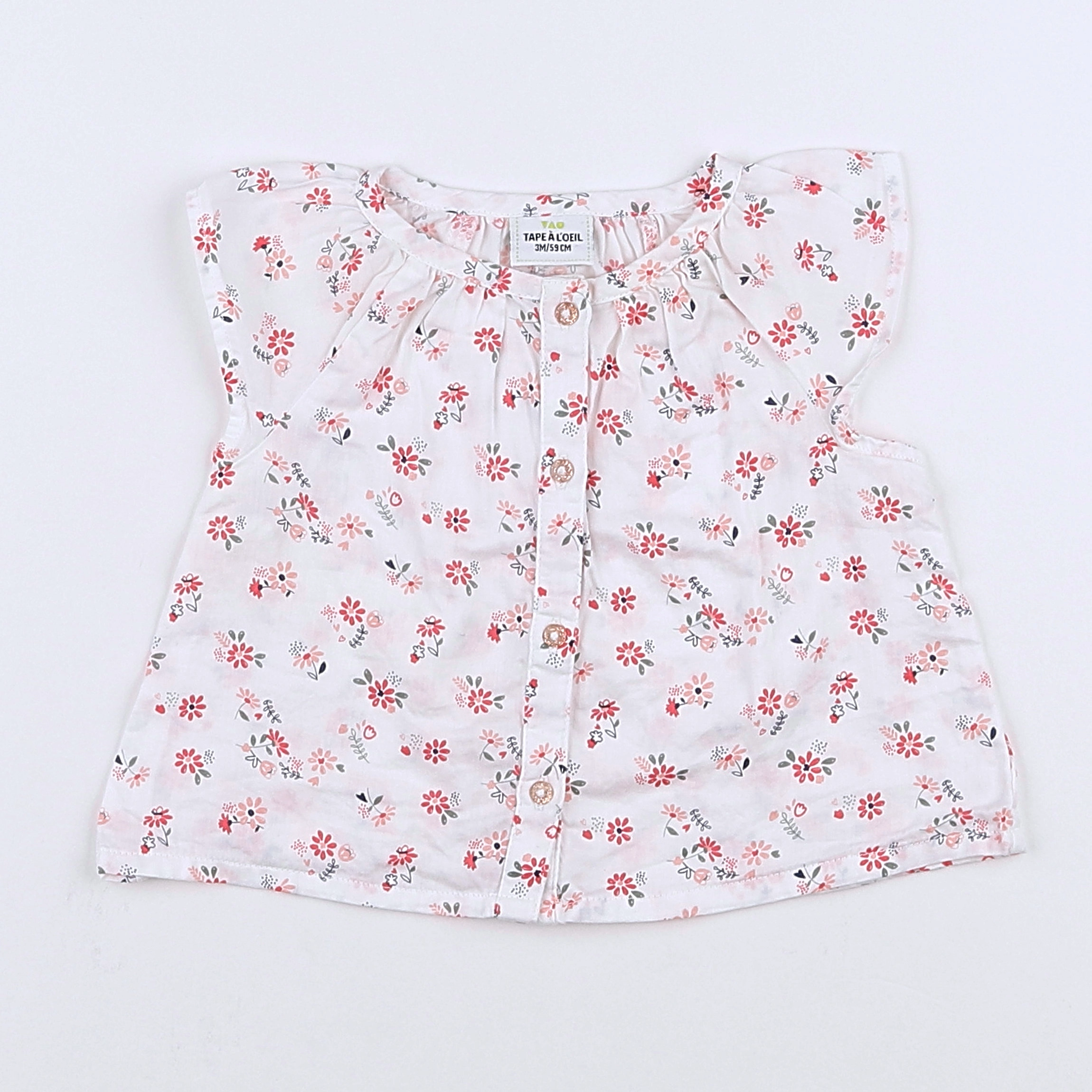 Tape à l'oeil - blouse multicolore - 3 mois