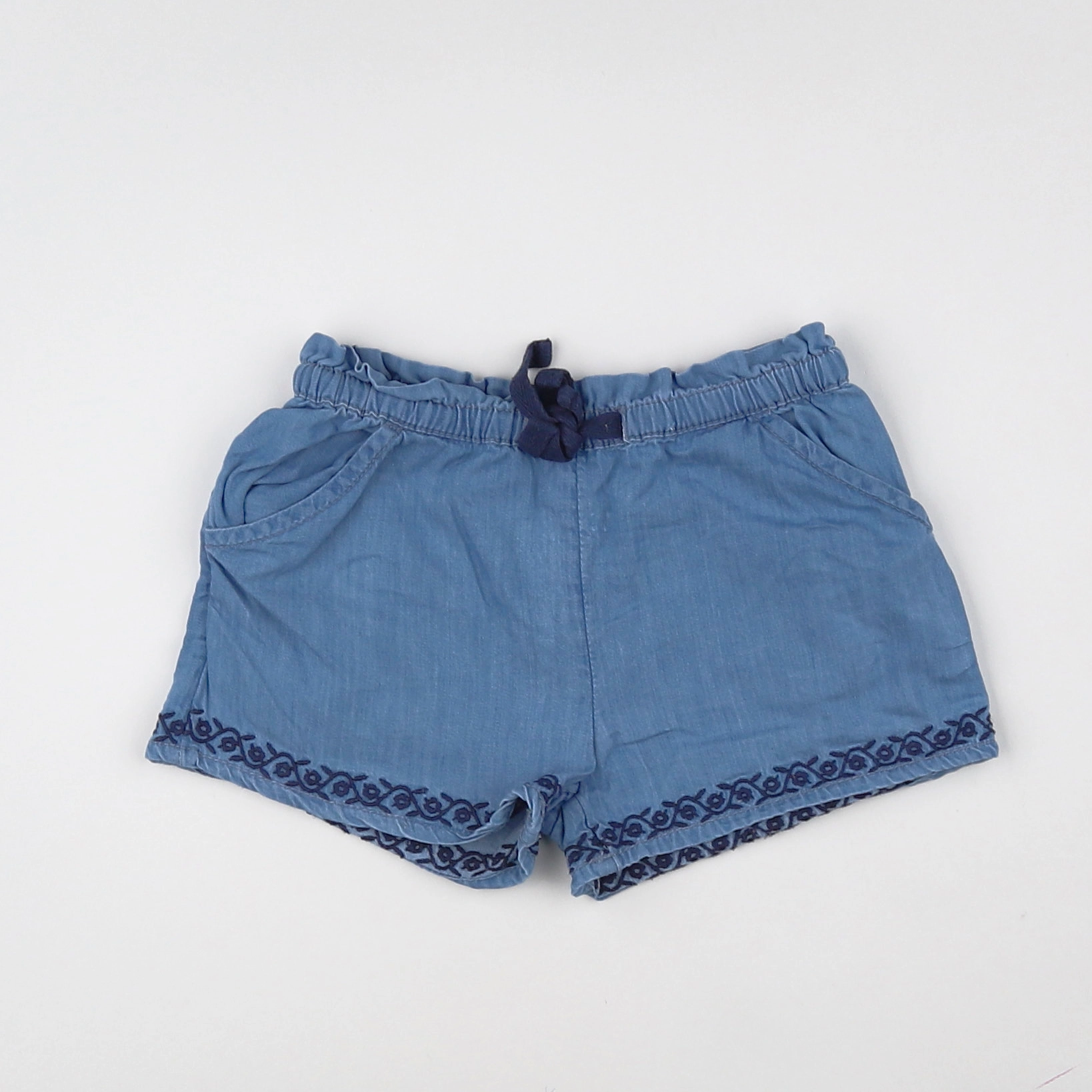 Boutchou - short bleu - 9 mois