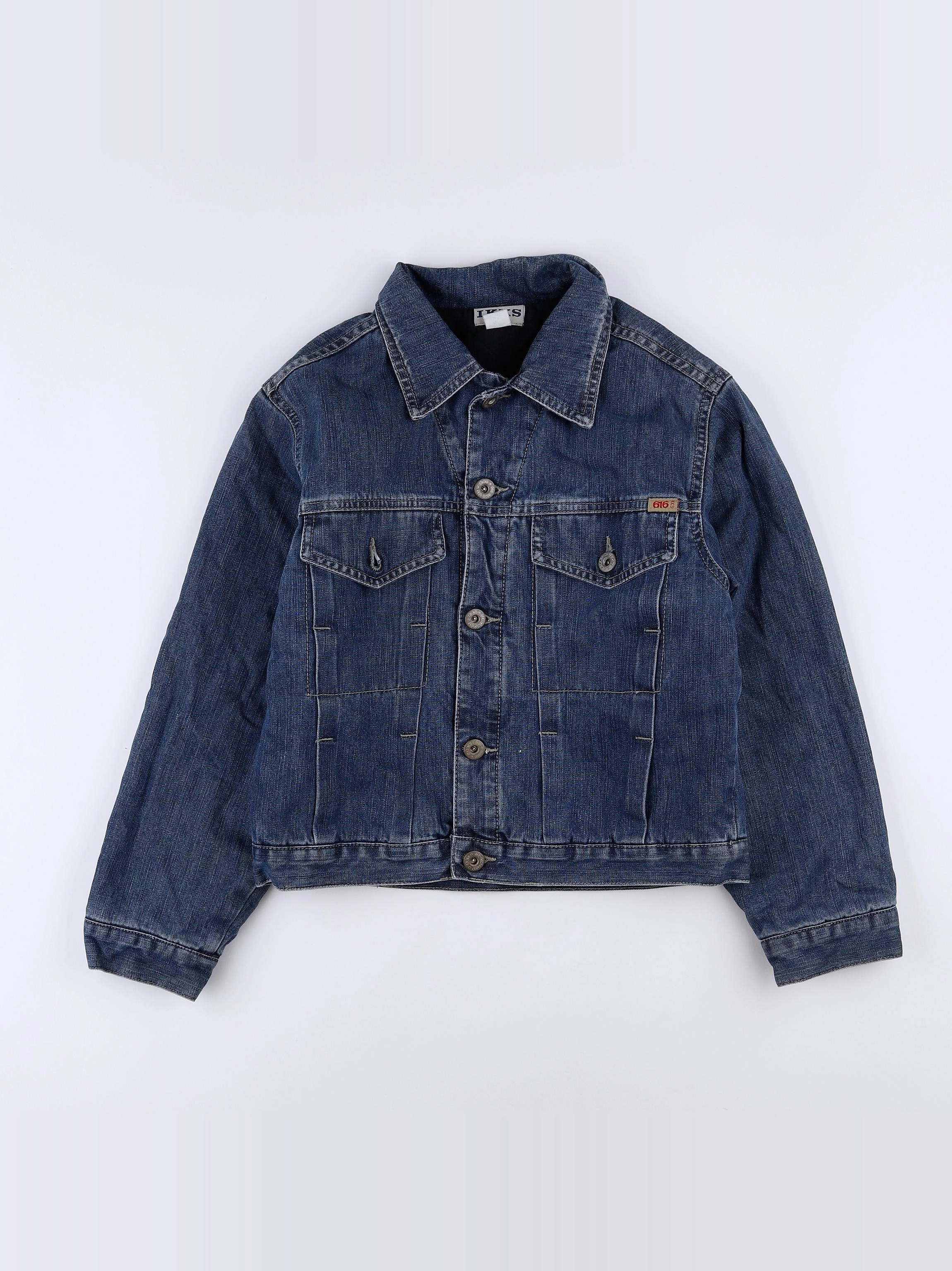 IKKS - veste doublé bleu - 8 ans