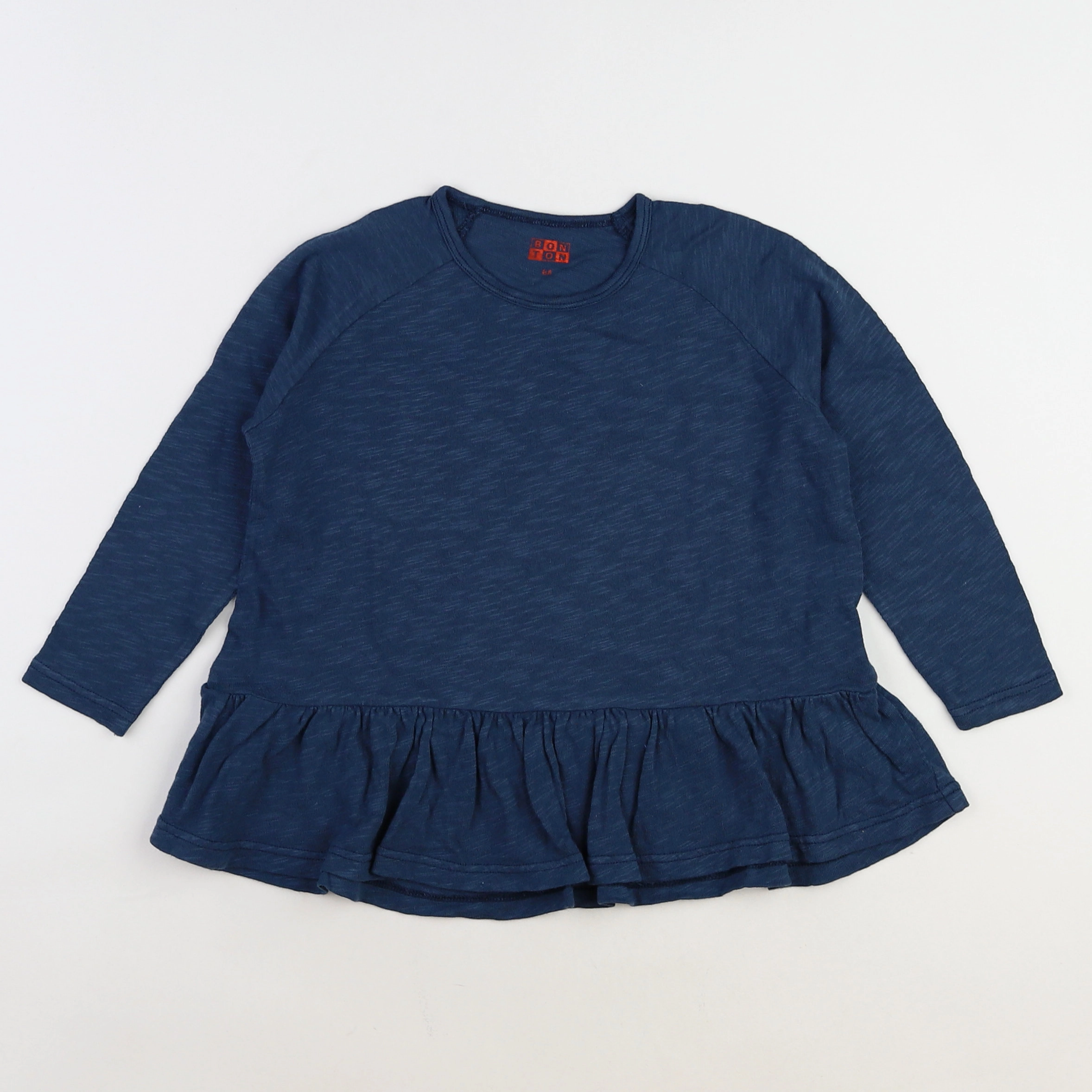 Bonton - tee-shirt bleu - 6 ans