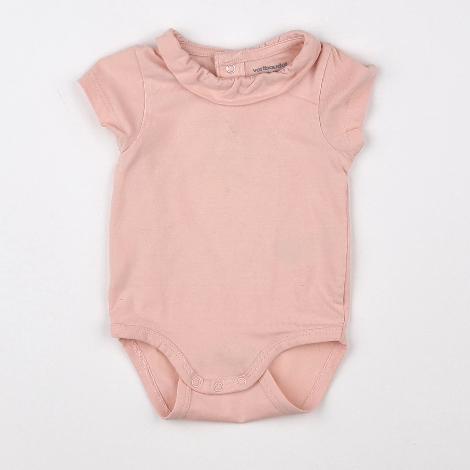 Vertbaudet - body vetement rose - 3 mois