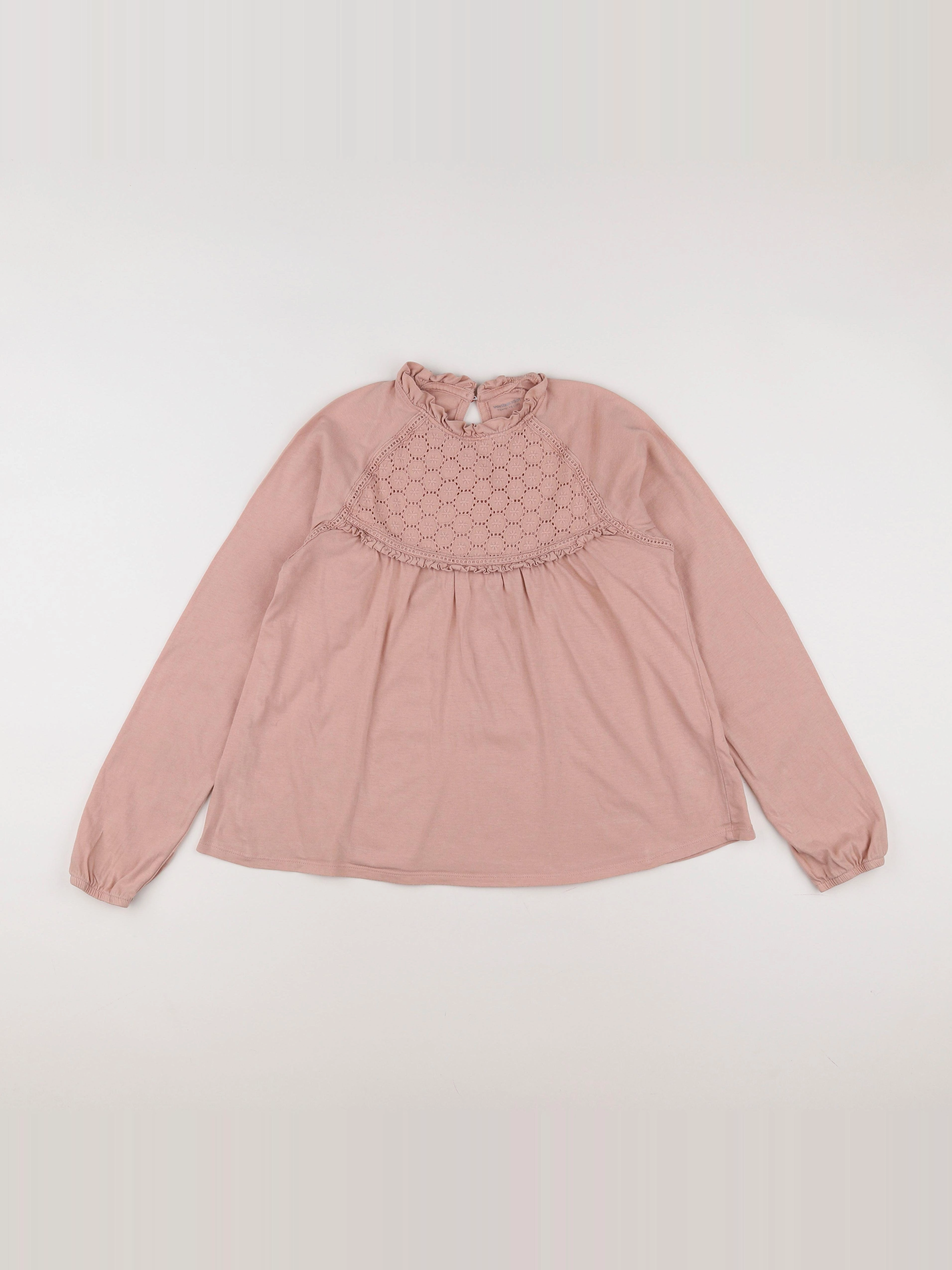 Vertbaudet - tee-shirt rose - 12 ans