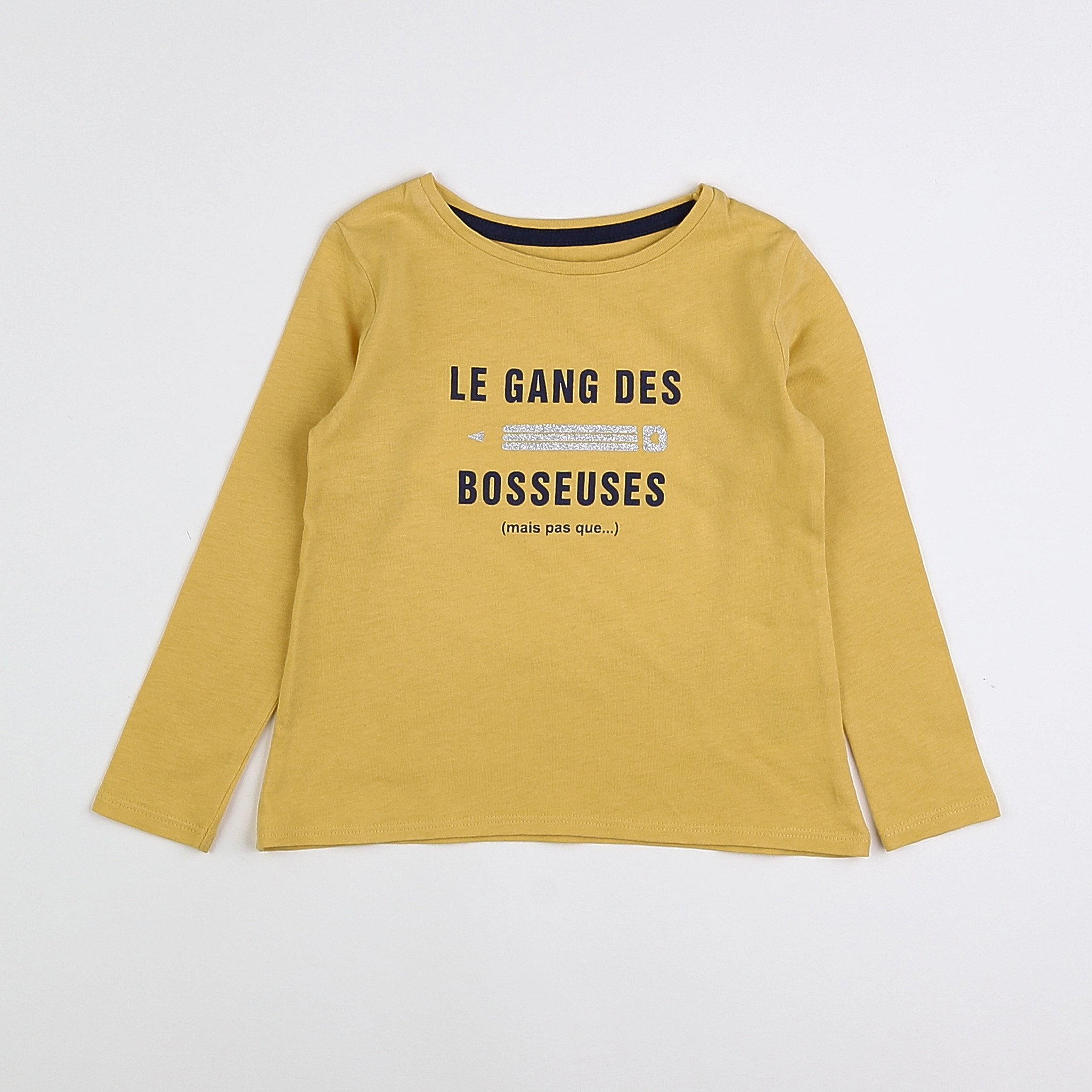Vertbaudet - tee-shirt jaune - 2 ans
