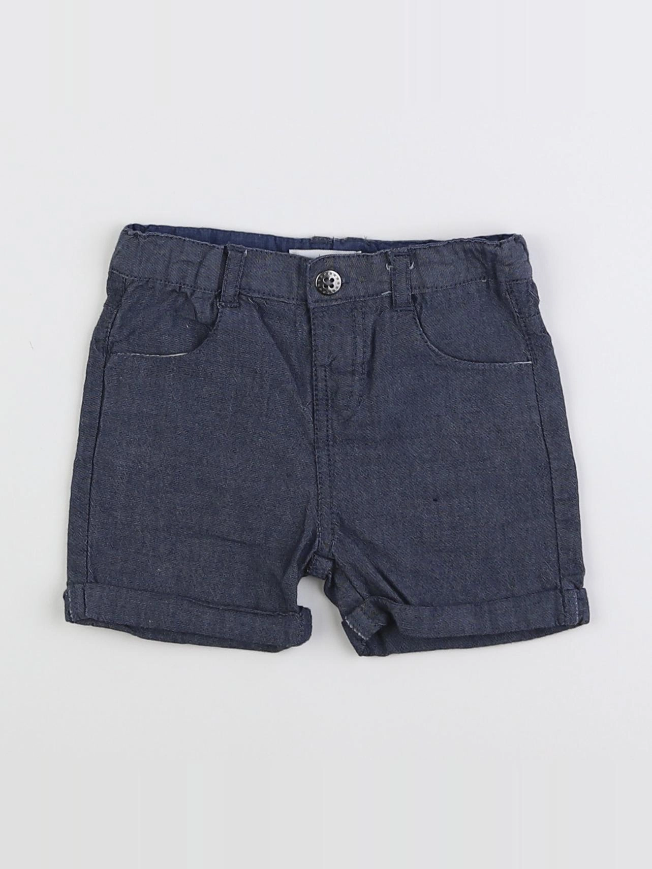 La Redoute - short bleu - 9 mois