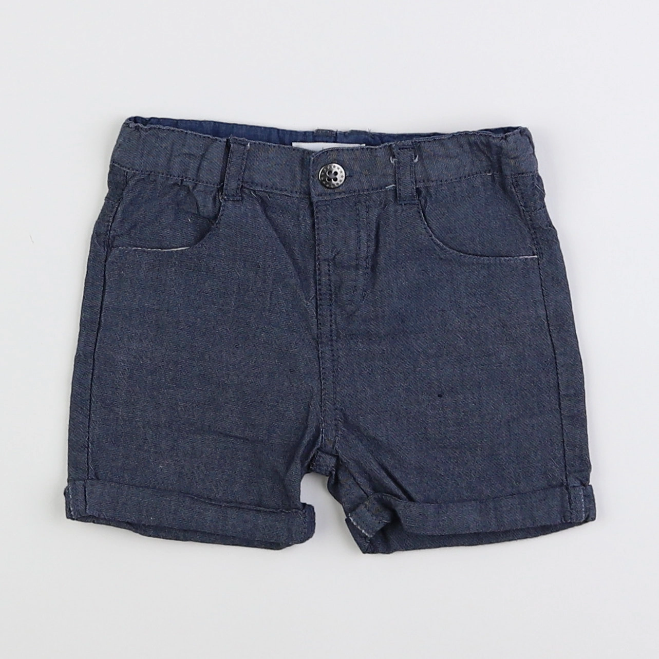 La Redoute - short bleu - 9 mois