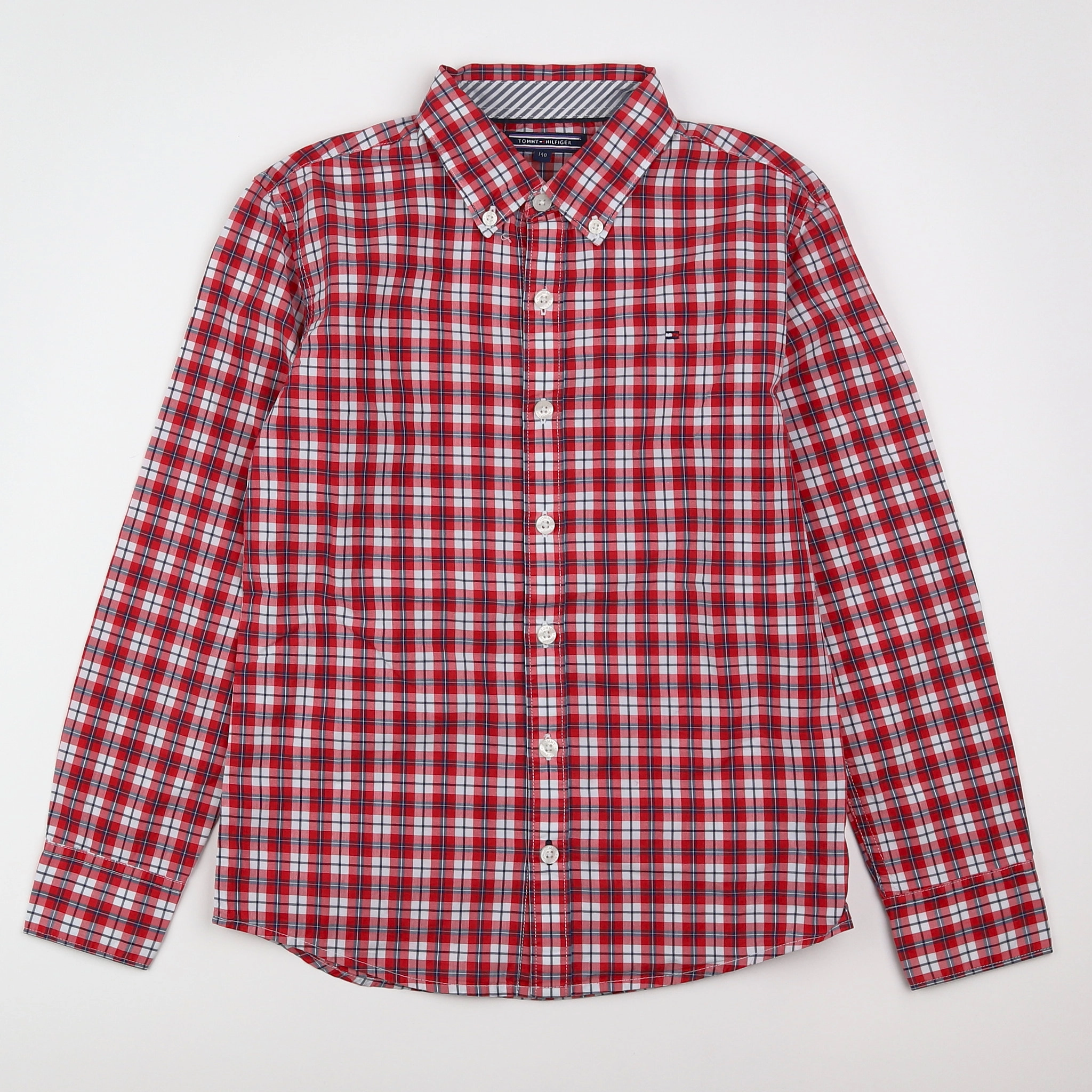 Tommy Hilfiger - chemise rouge - 10 ans