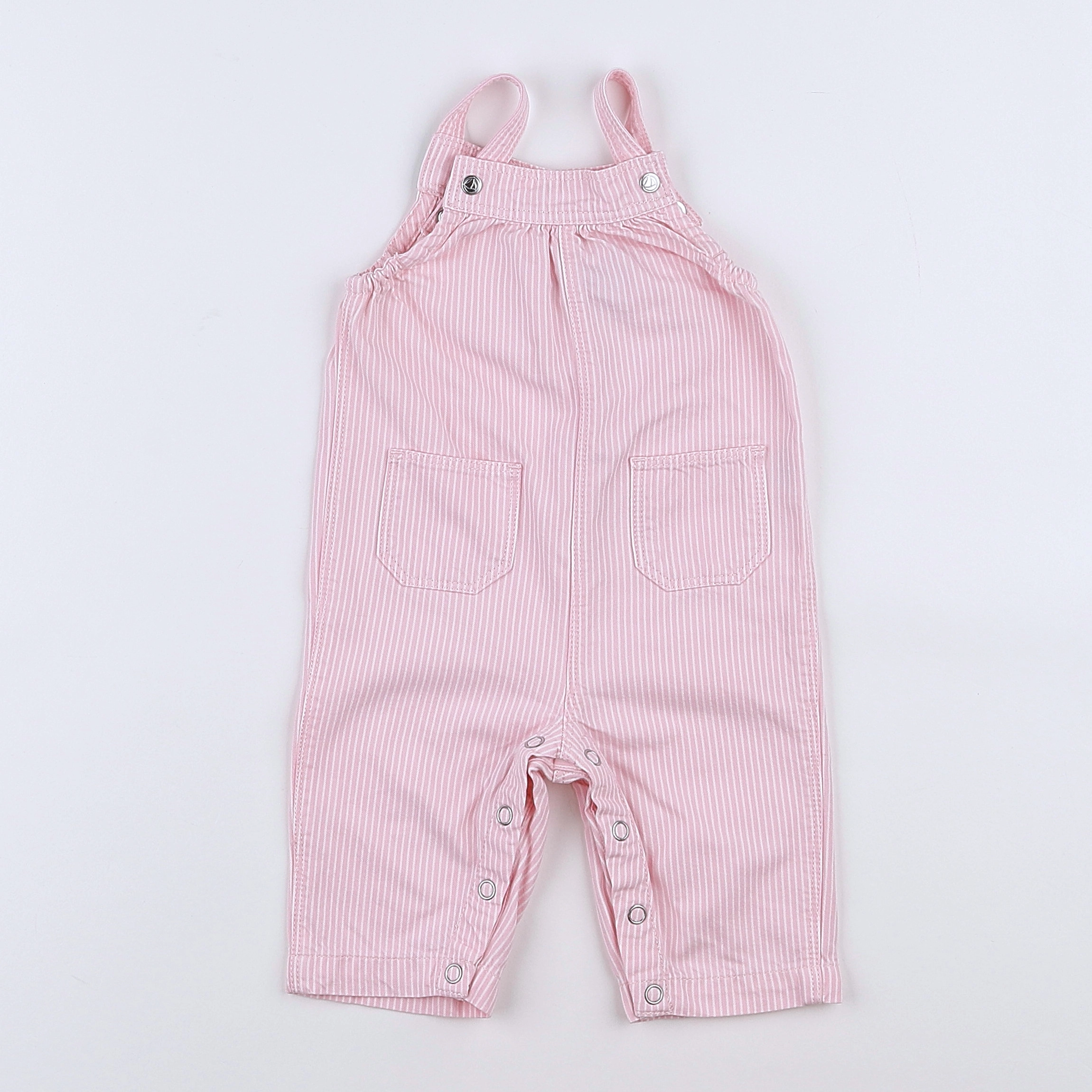 Petit Bateau - salopette rose - 3 mois