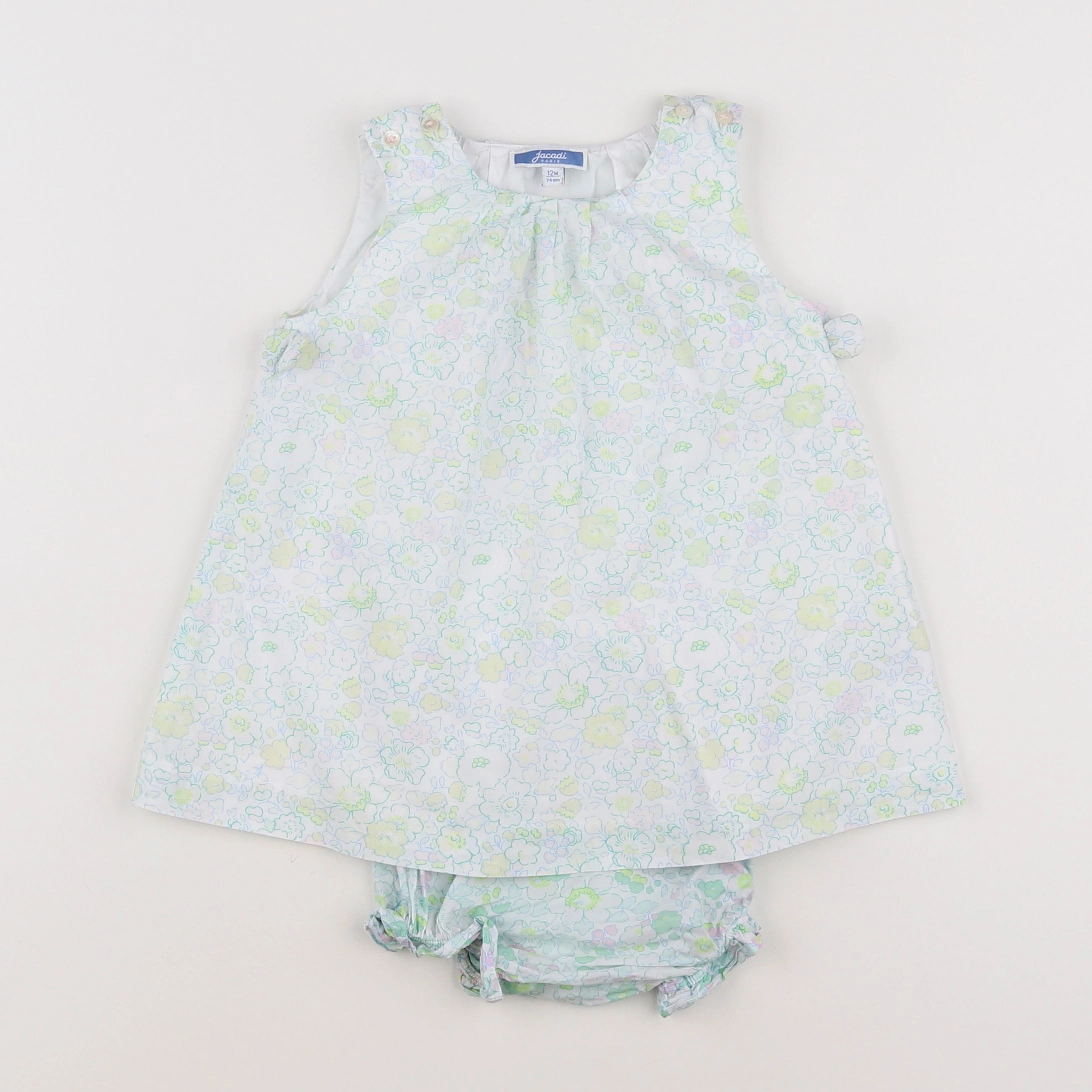 Jacadi - robe liberty - 12 mois
