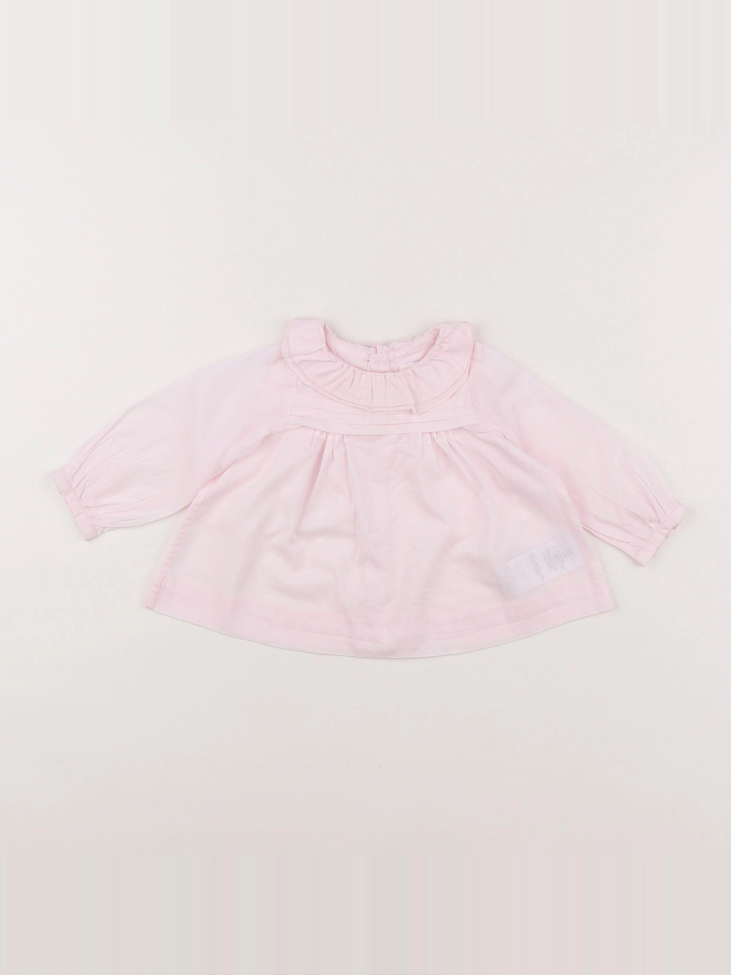 Jacadi - blouse rose - 6 mois