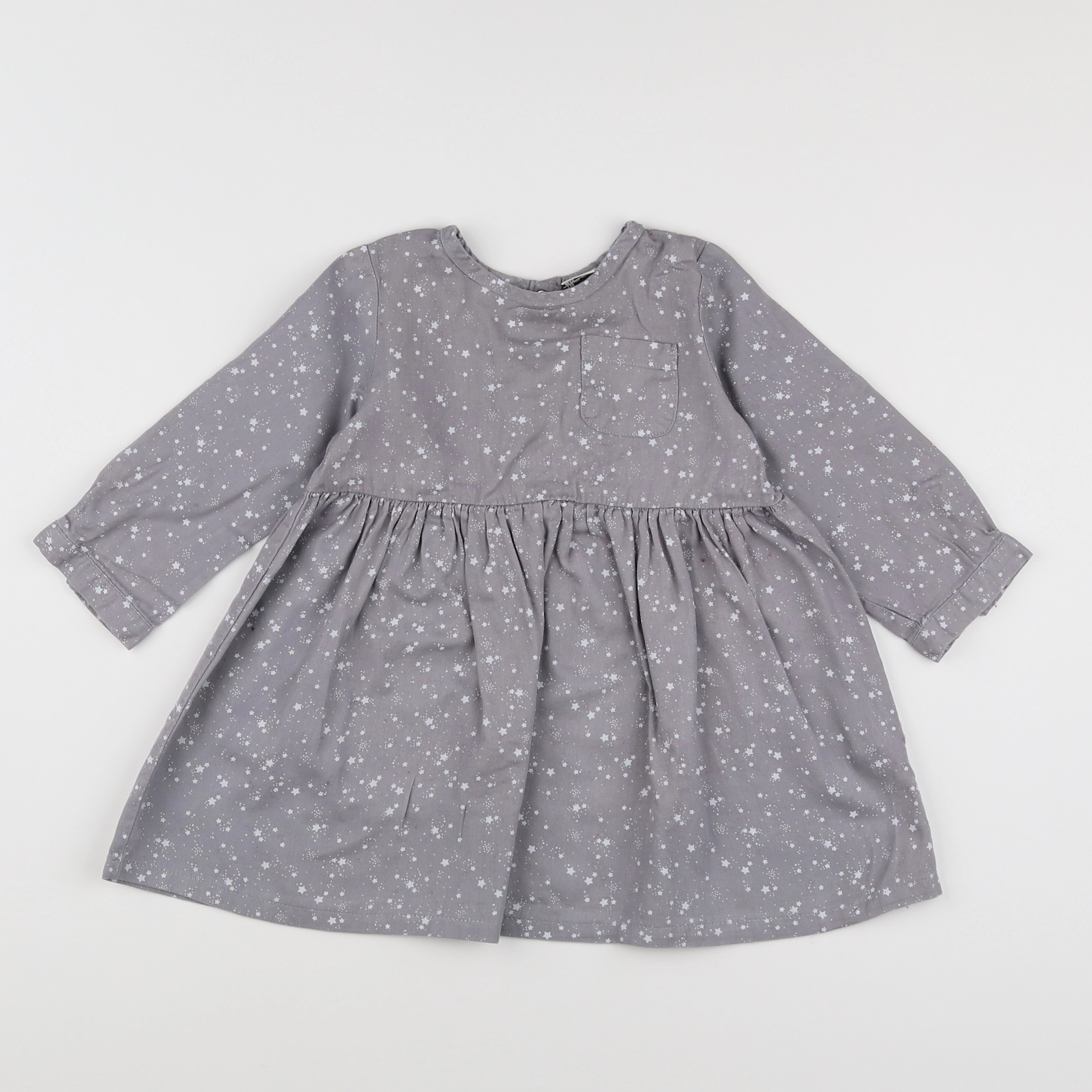 Tape à l'oeil - robe gris - 18 mois