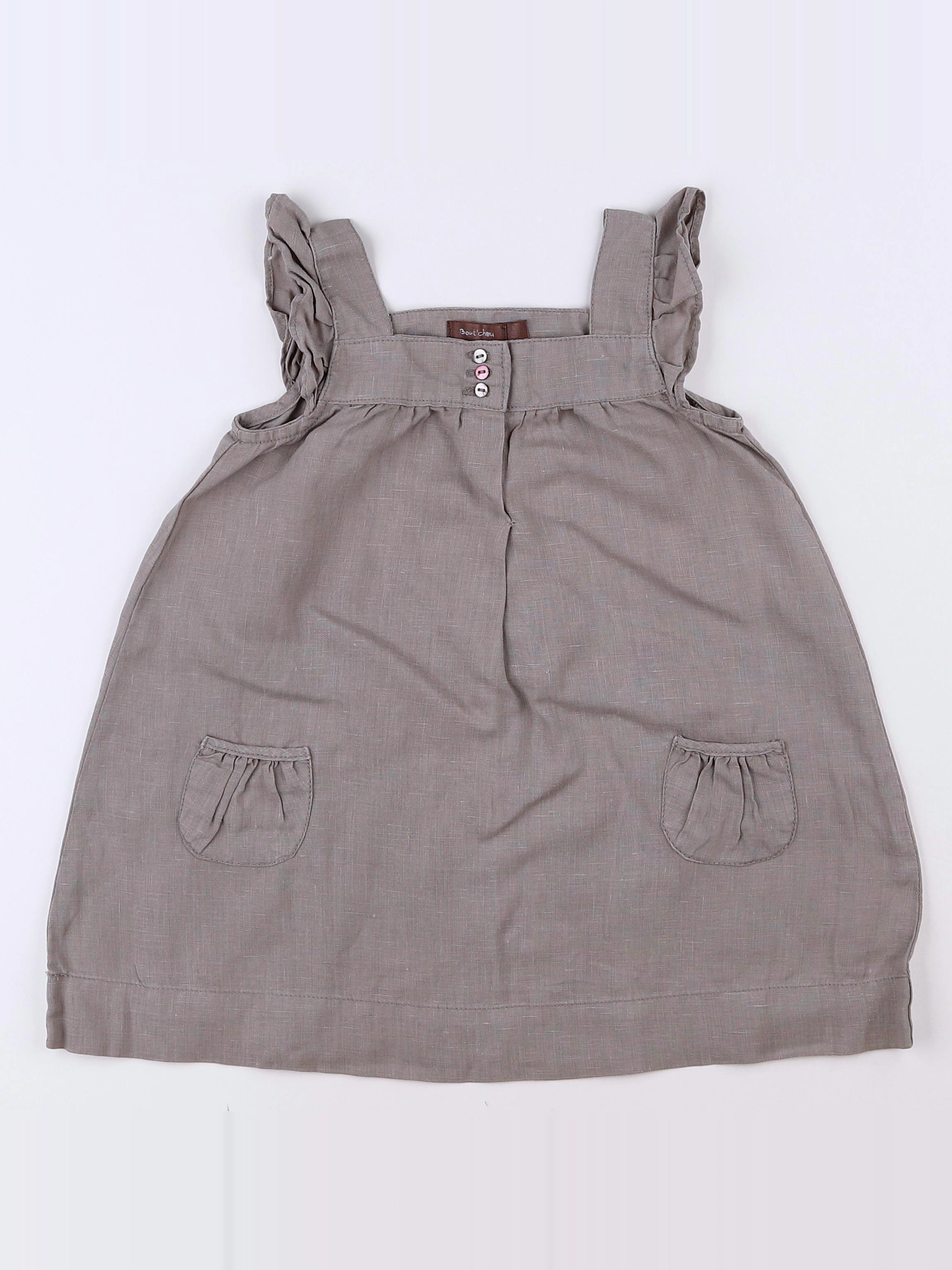 Boutchou - robe marron - 18 mois