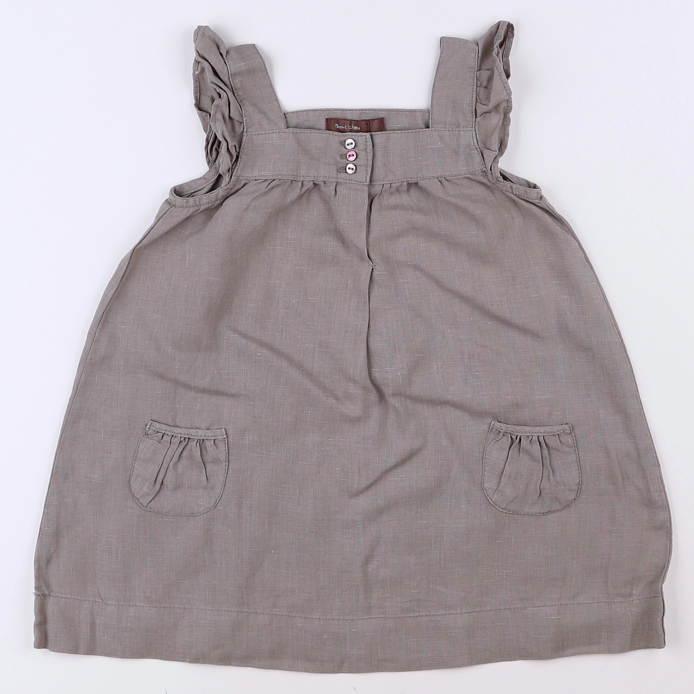 Boutchou - robe marron - 18 mois