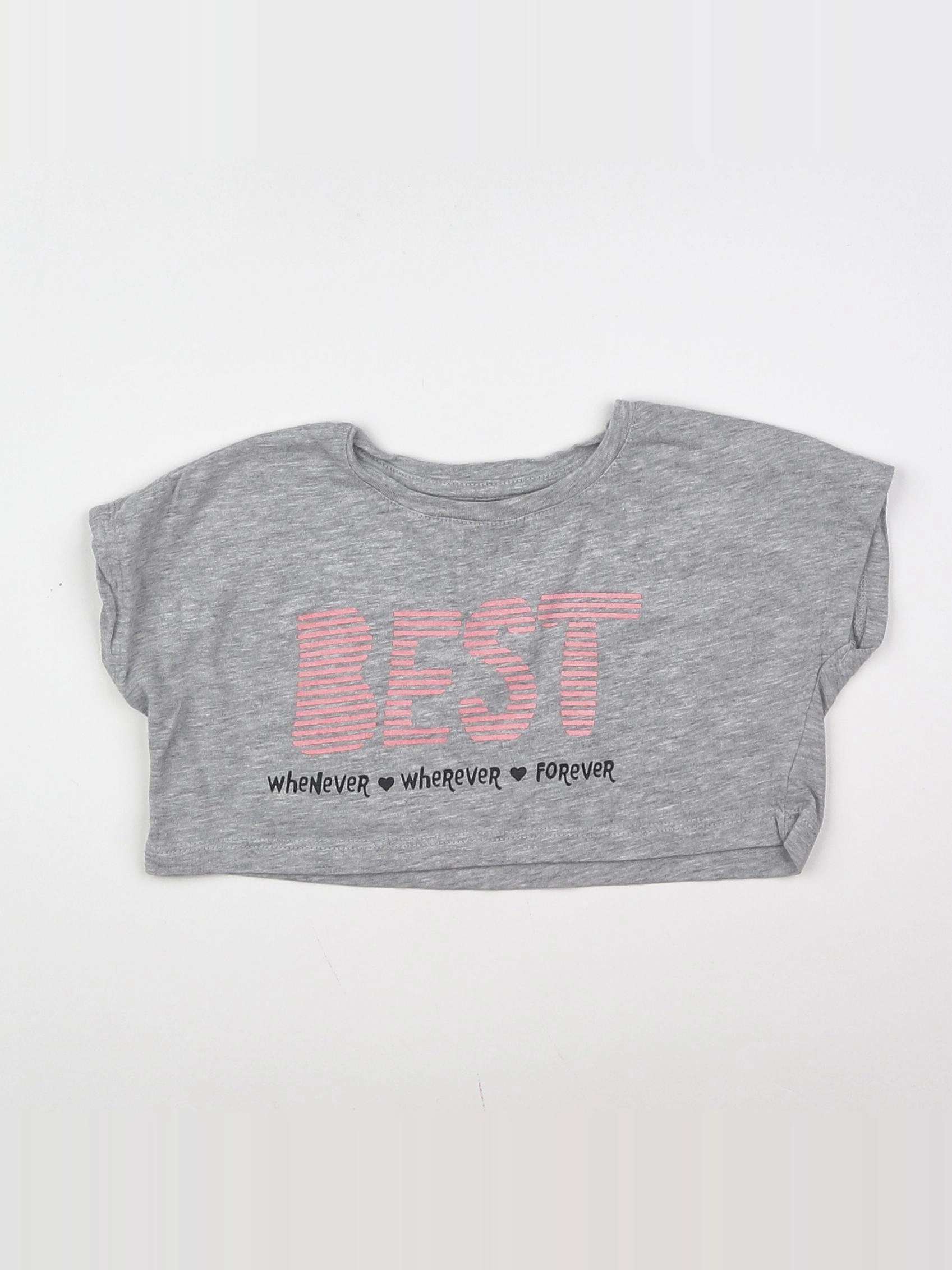 Vertbaudet - tee-shirt gris - 2 ans