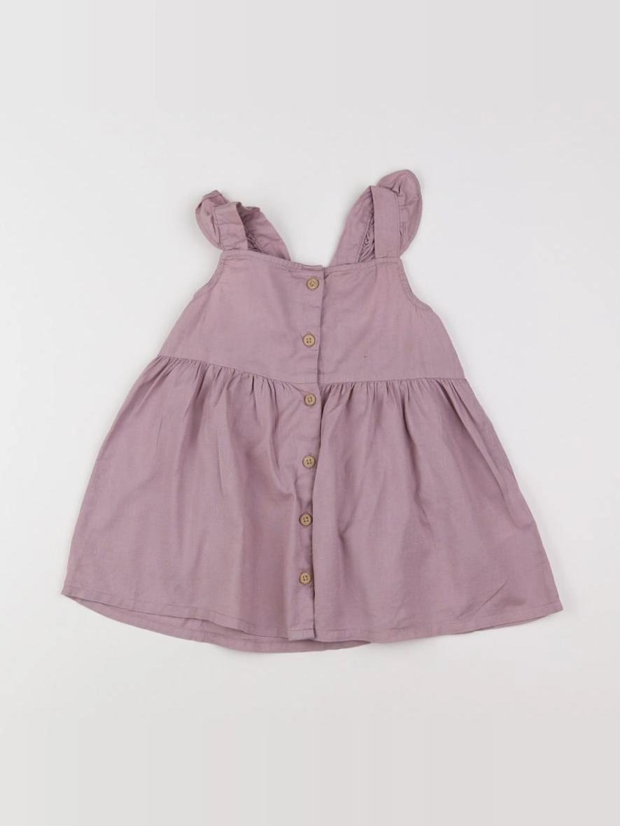 H&M - robe violet - 9/12 mois
