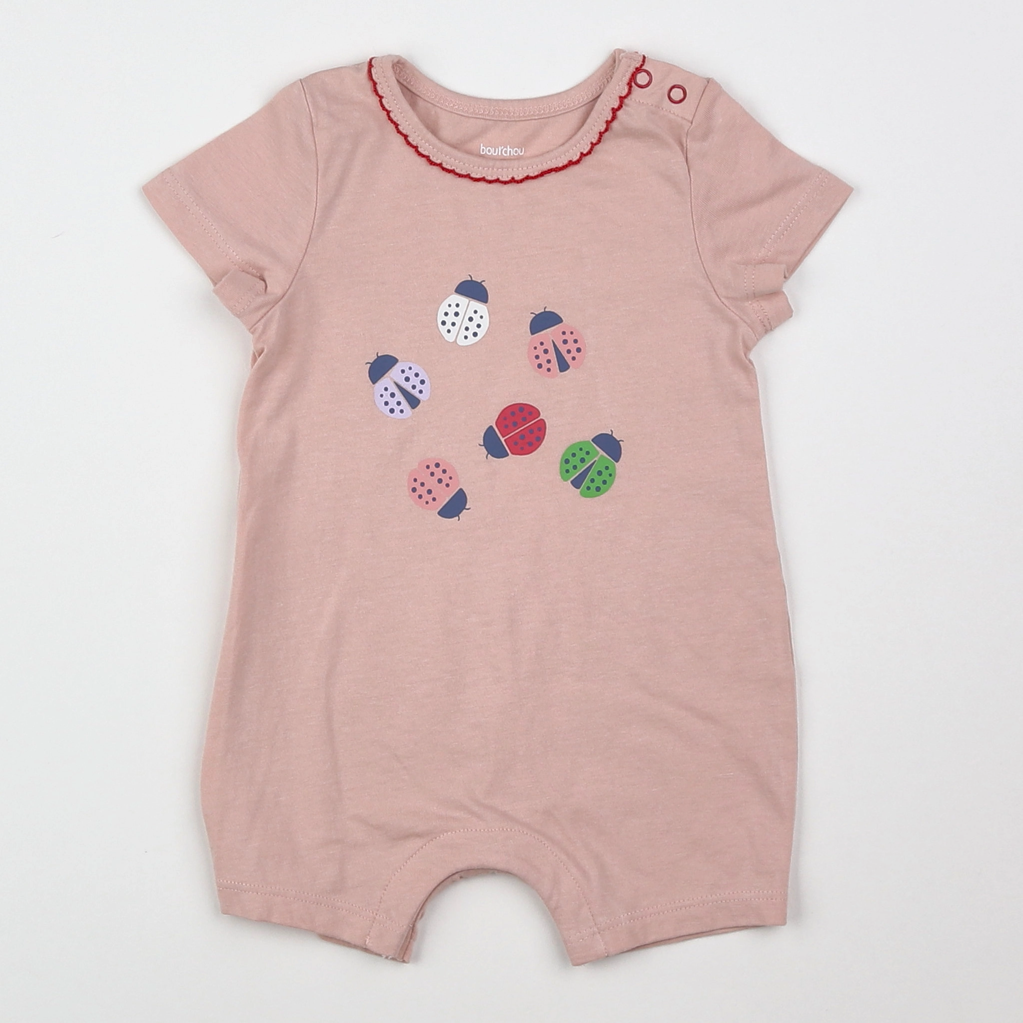 Boutchou - pyjama coton rose - 3 mois