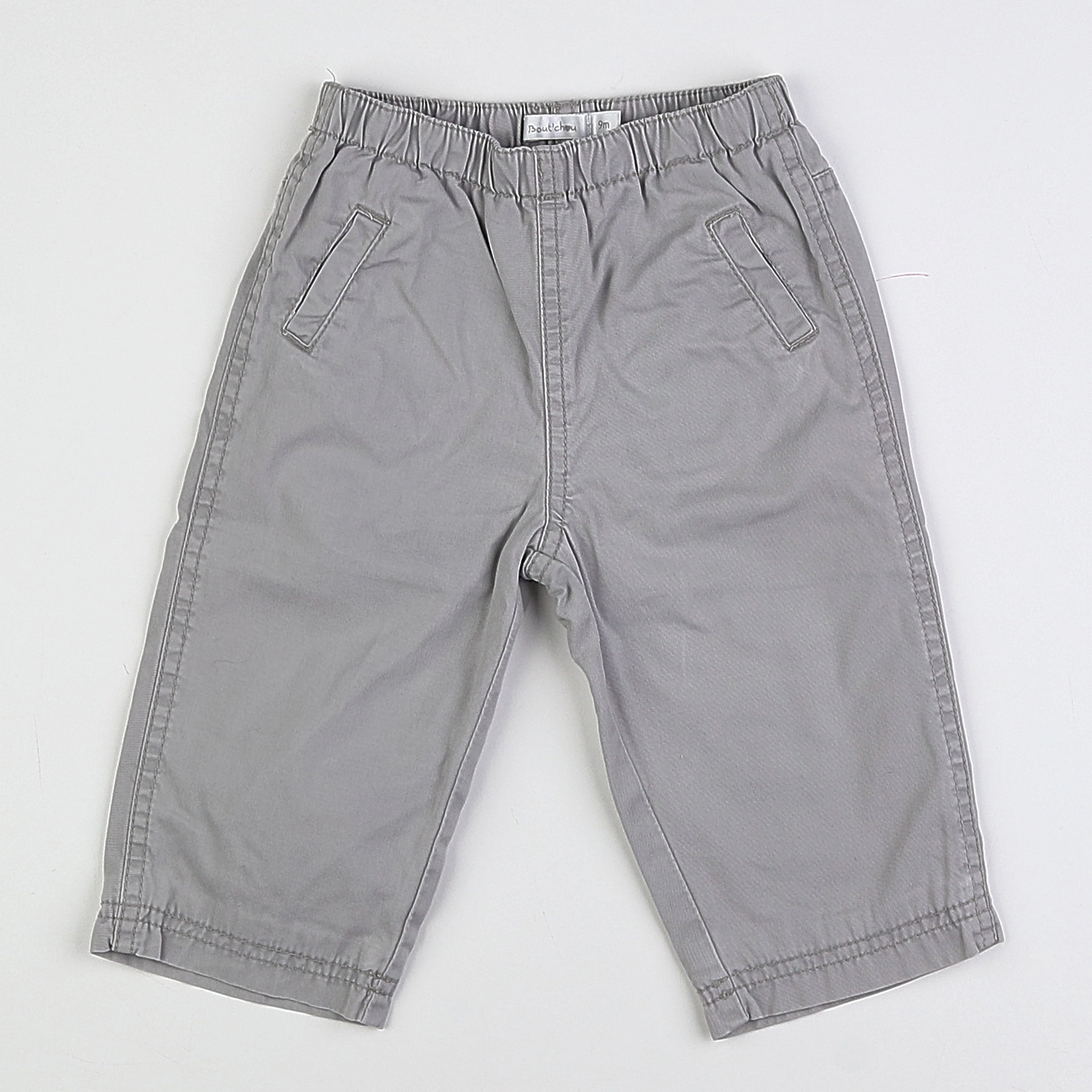 Boutchou - pantalon gris - 9 mois