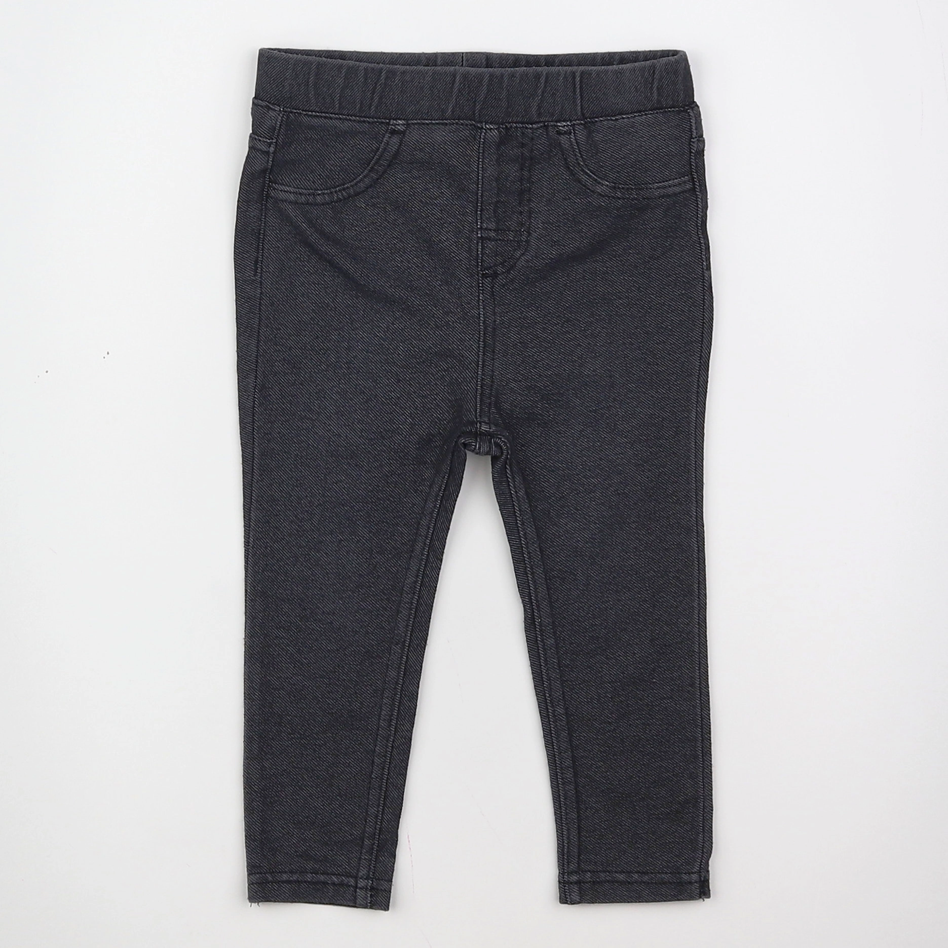 H&M - jegging noir - 9/12 mois