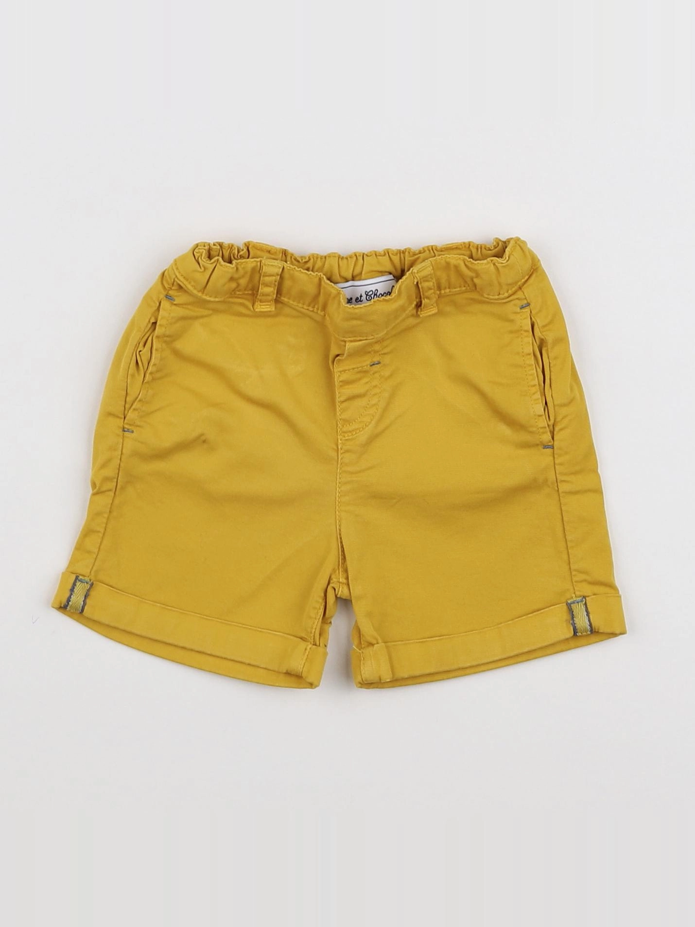 Tartine & Chocolat - short jaune - 12 mois