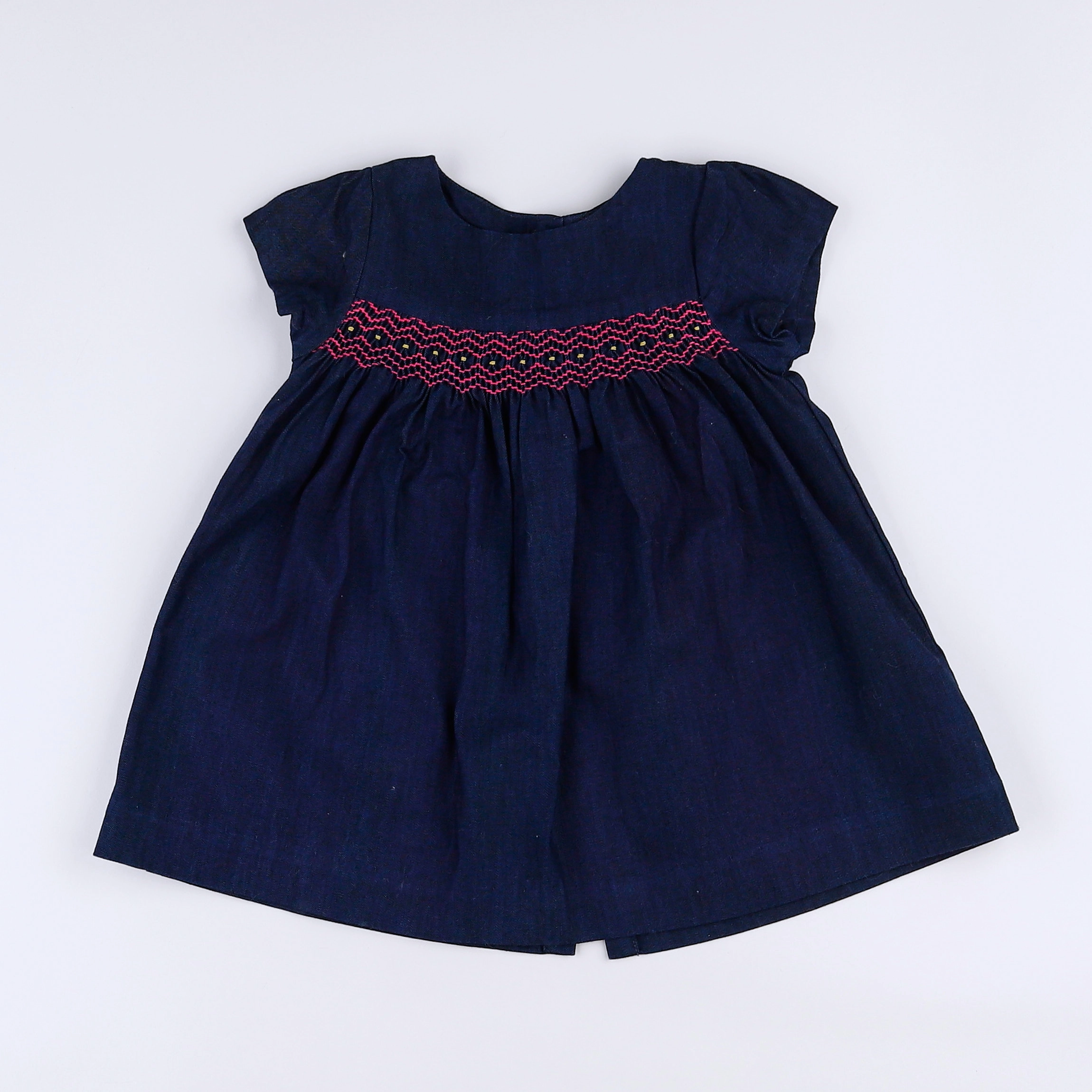 Jacadi - robe bleu - 12 mois