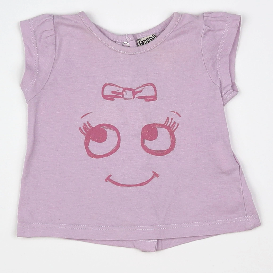 Tape à l'oeil - tee-shirt violet - 3 mois