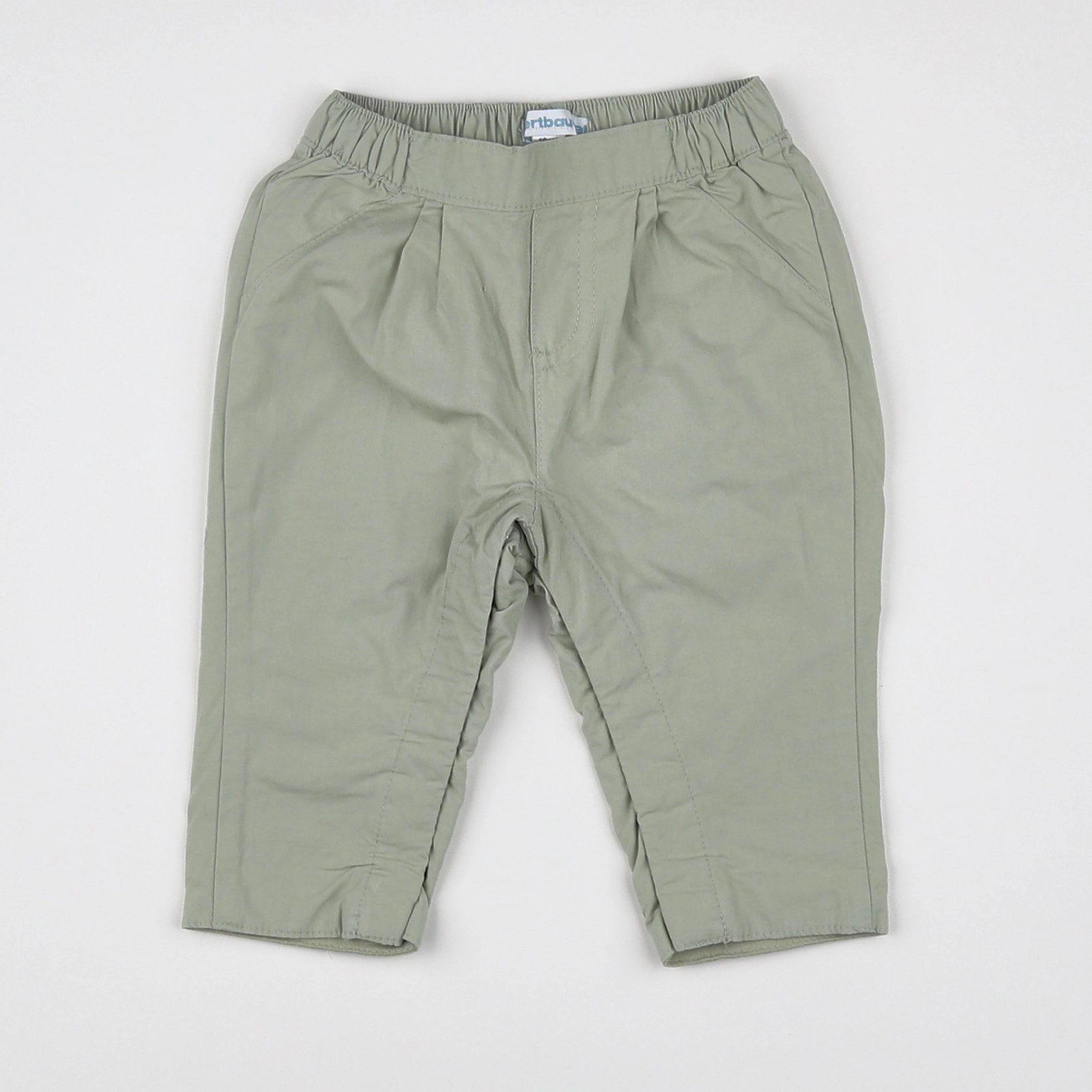 Vertbaudet - pantalon vert - 3 mois