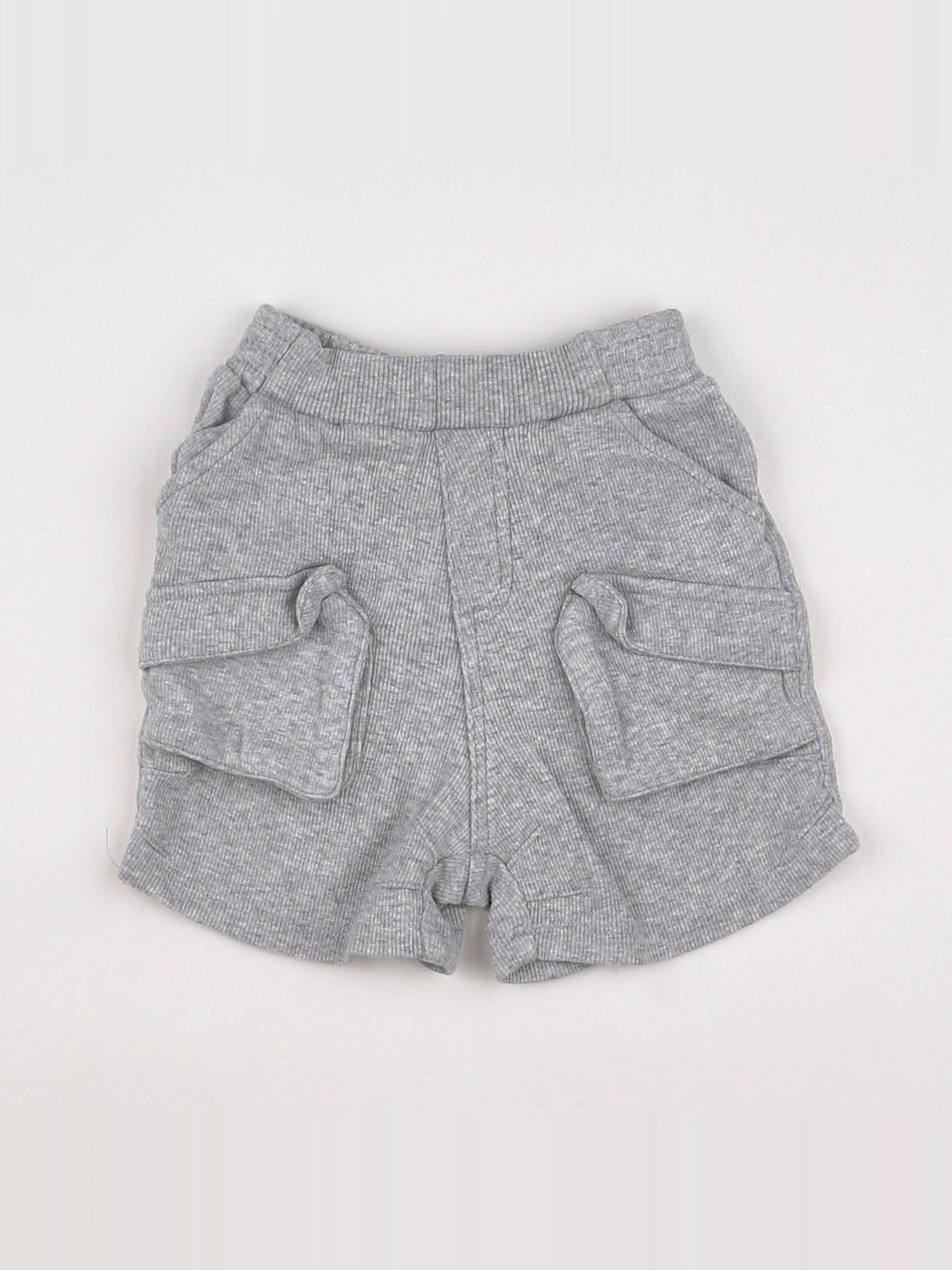 Cadet Rousselle - short gris - 3 mois