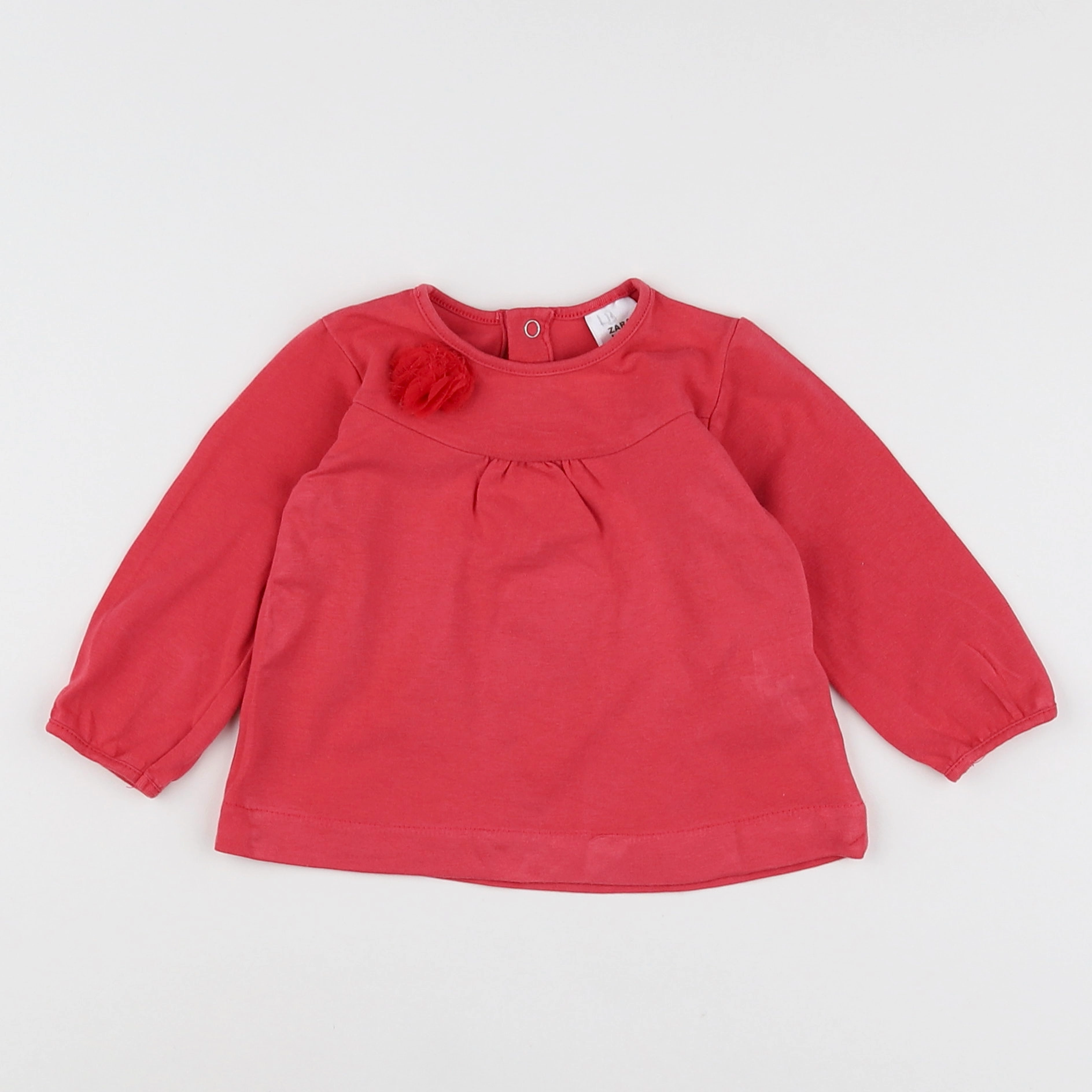 Zara - tee-shirt rose - 3/6 mois