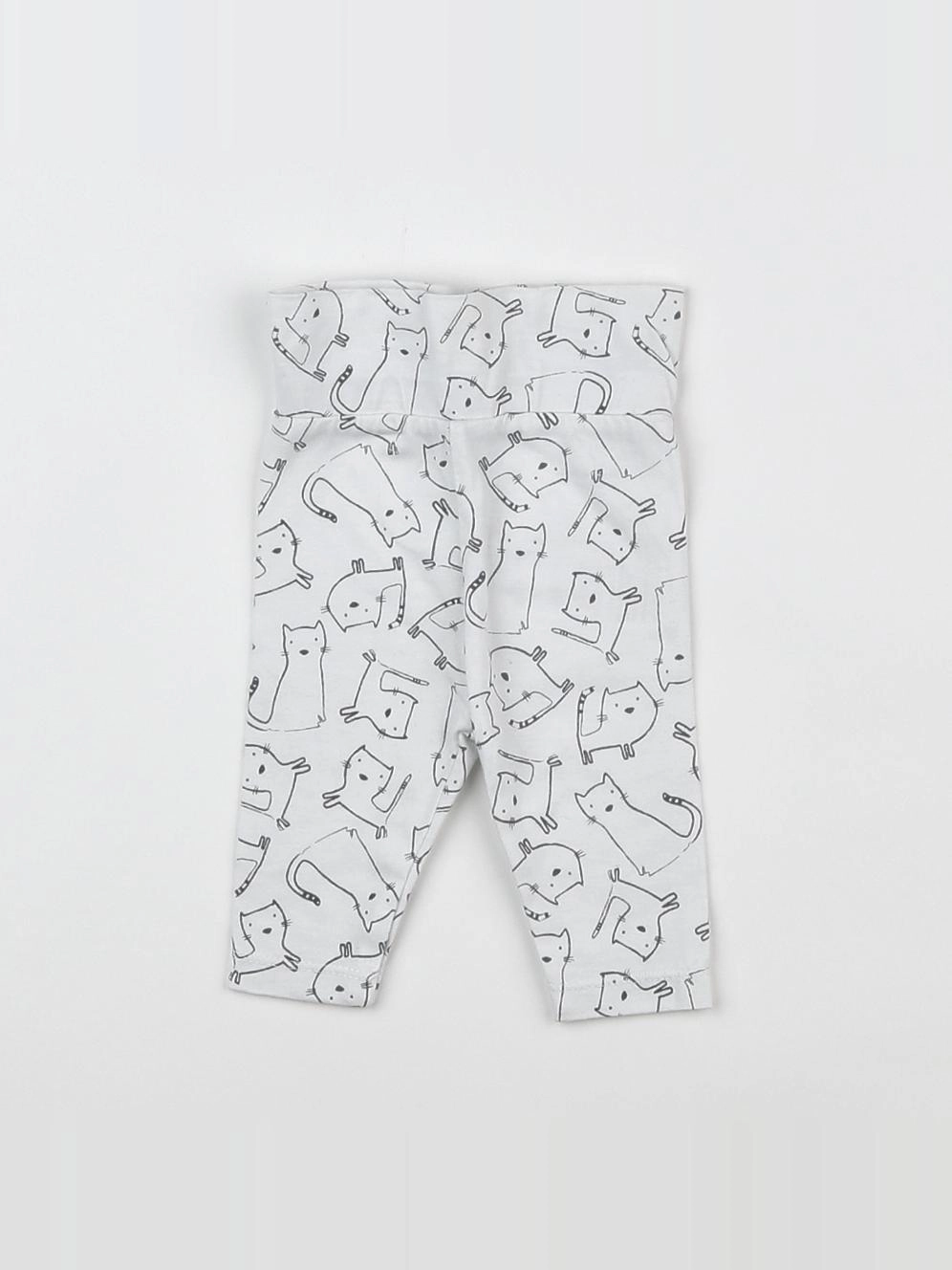 Vertbaudet - legging blanc - 0 mois