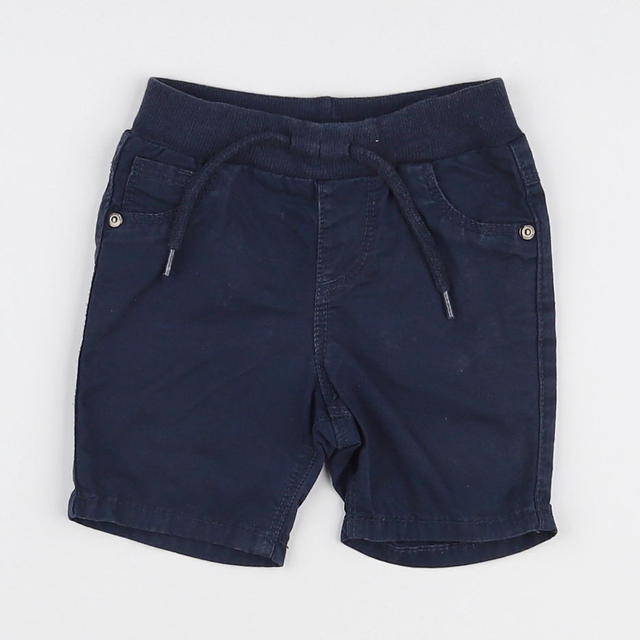 Tape à l'oeil - short bleu - 12 mois