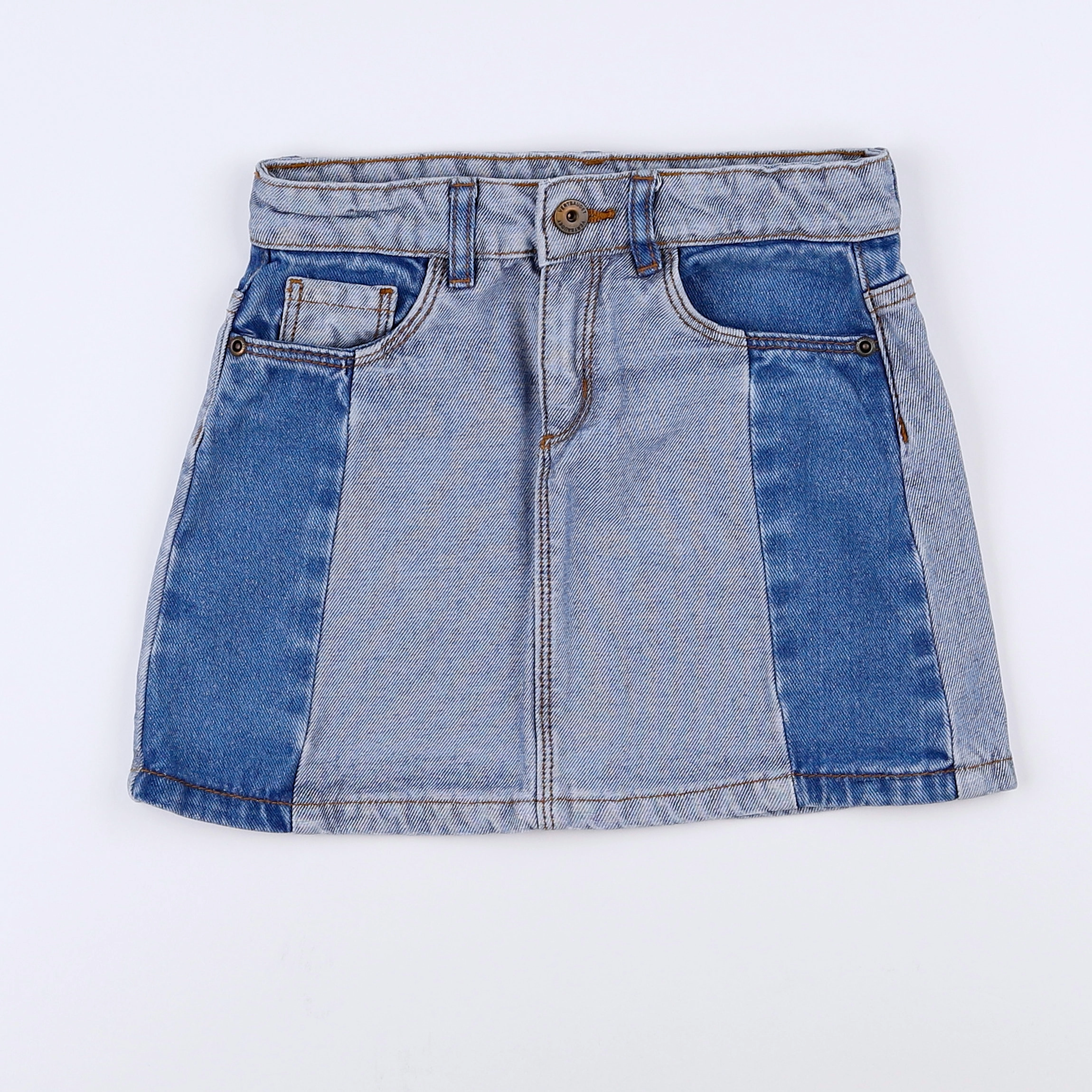 Vertbaudet - jupe bleu - 7 ans