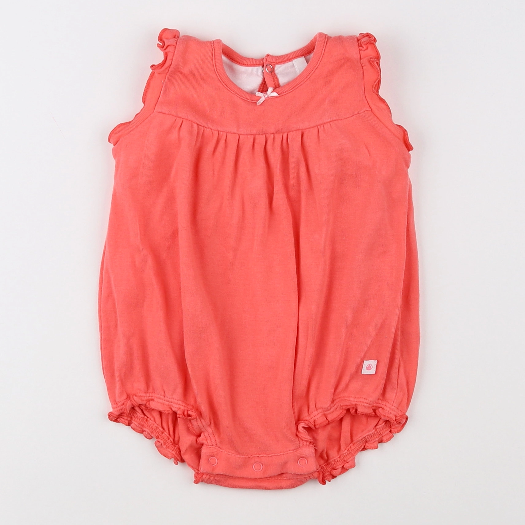 Petit Bateau - combinaison orange - 3 mois