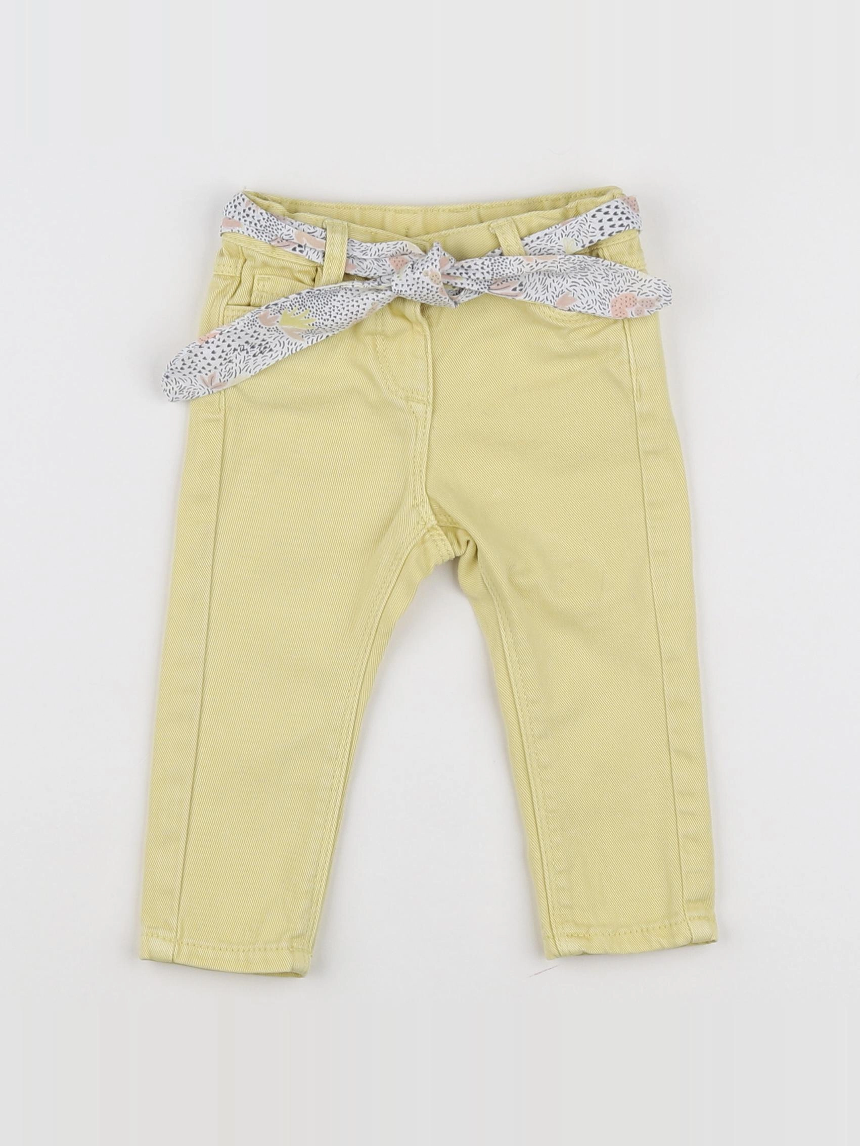 Tape à l'oeil - pantalon jaune - 6 mois