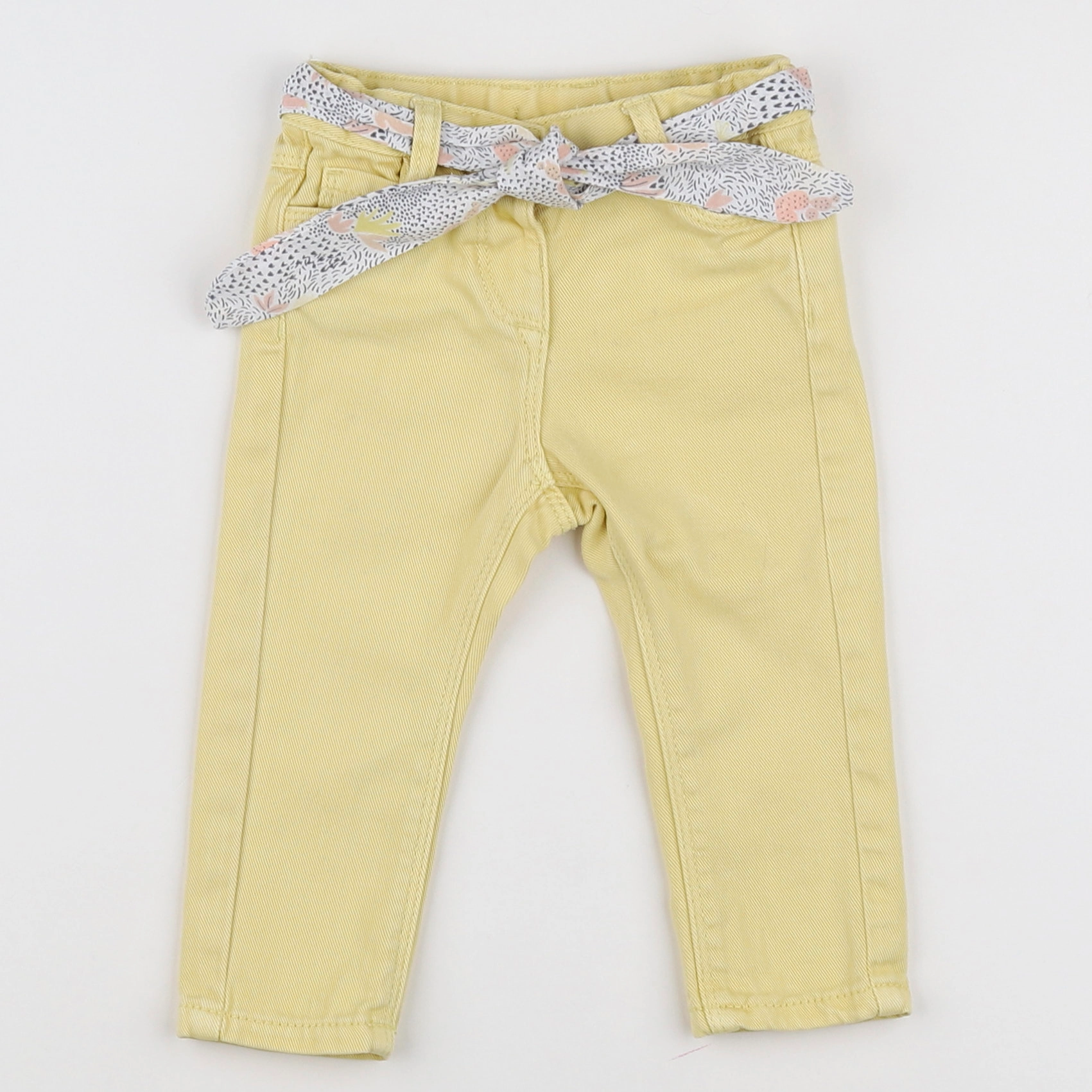 Tape à l'oeil - pantalon jaune - 6 mois