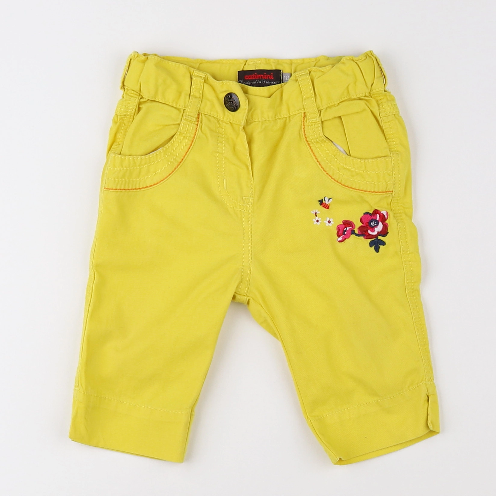 Catimini - pantalon jaune - 18 mois