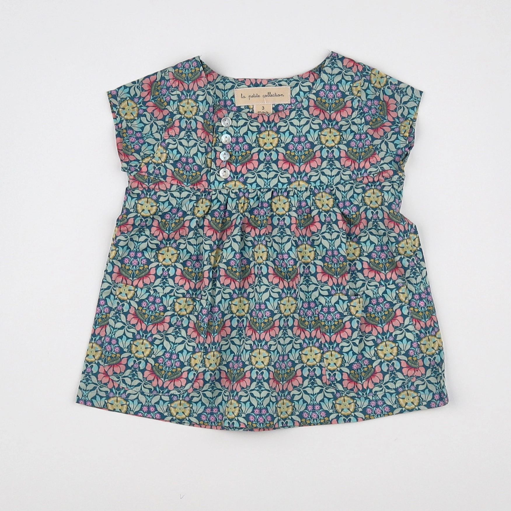 La Petite Collection - blouse multicolore - 3 mois