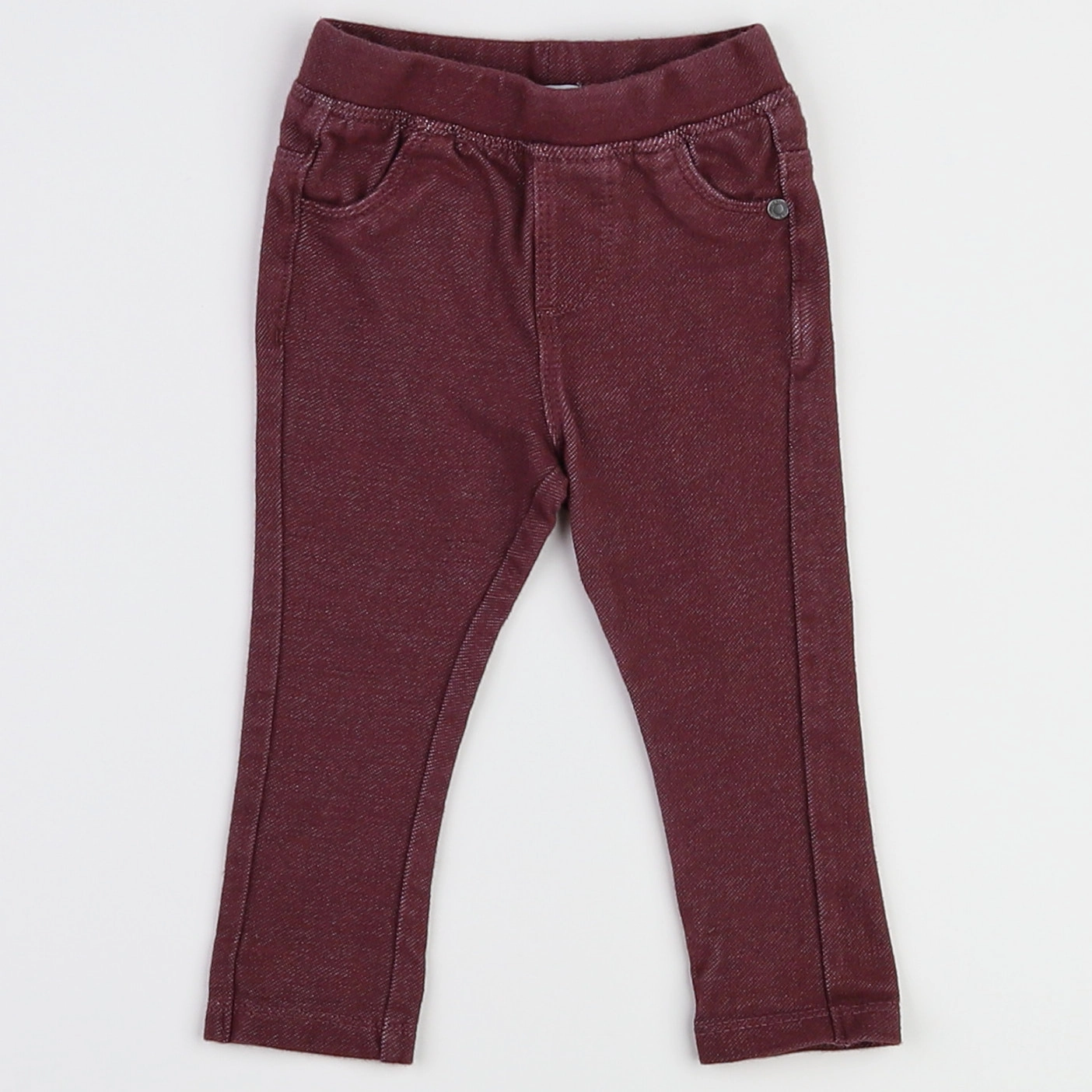 Vertbaudet - jegging rouge - 6 mois