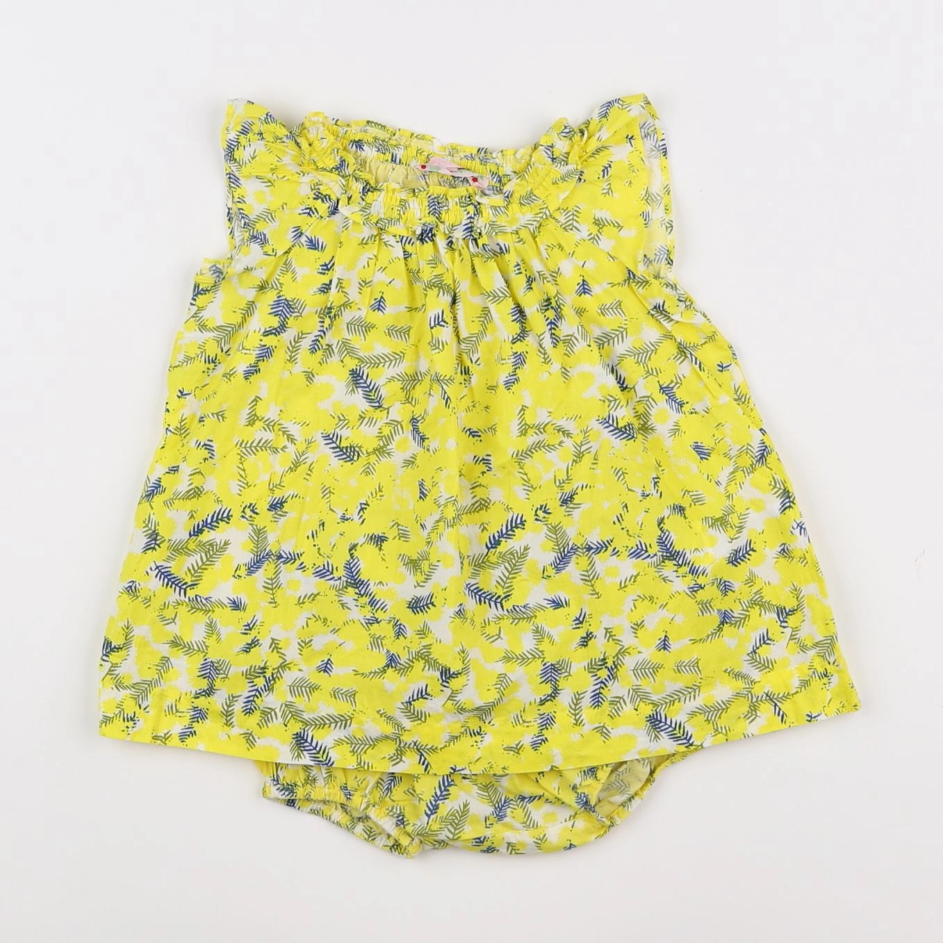 Bonpoint - robe jaune - 6 mois