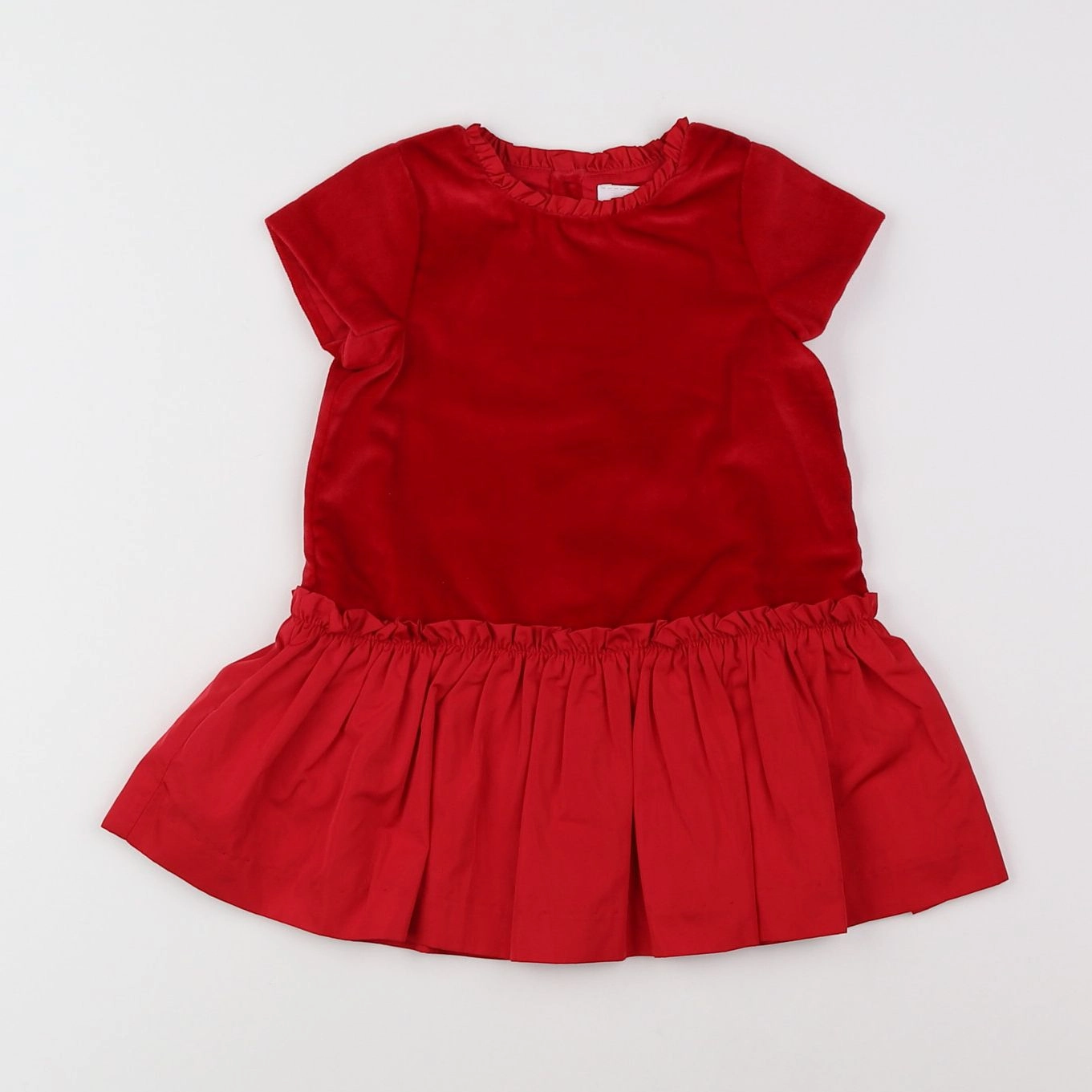 Jacadi - robe rouge - 12 mois