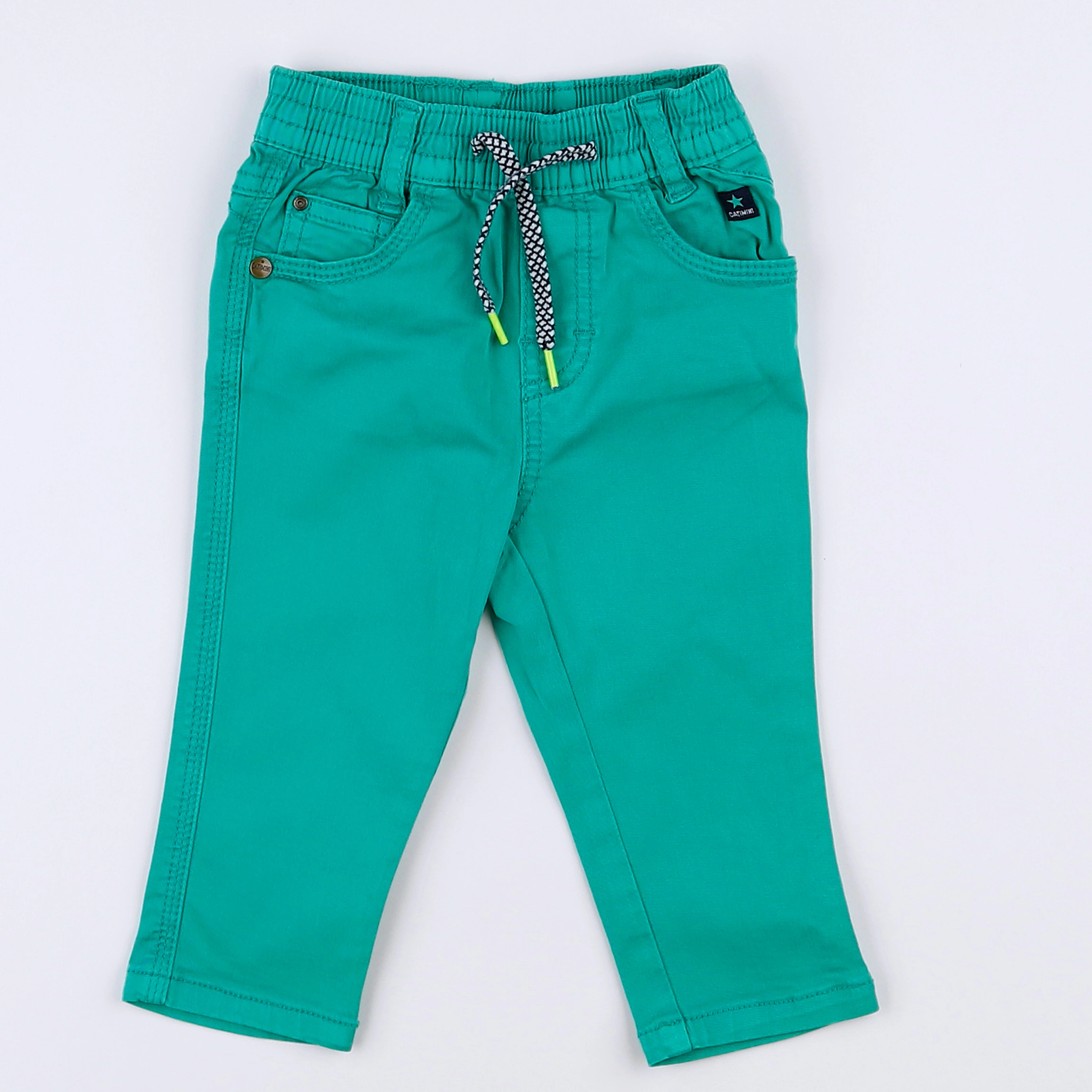 Catimini - pantalon vert - 9 mois