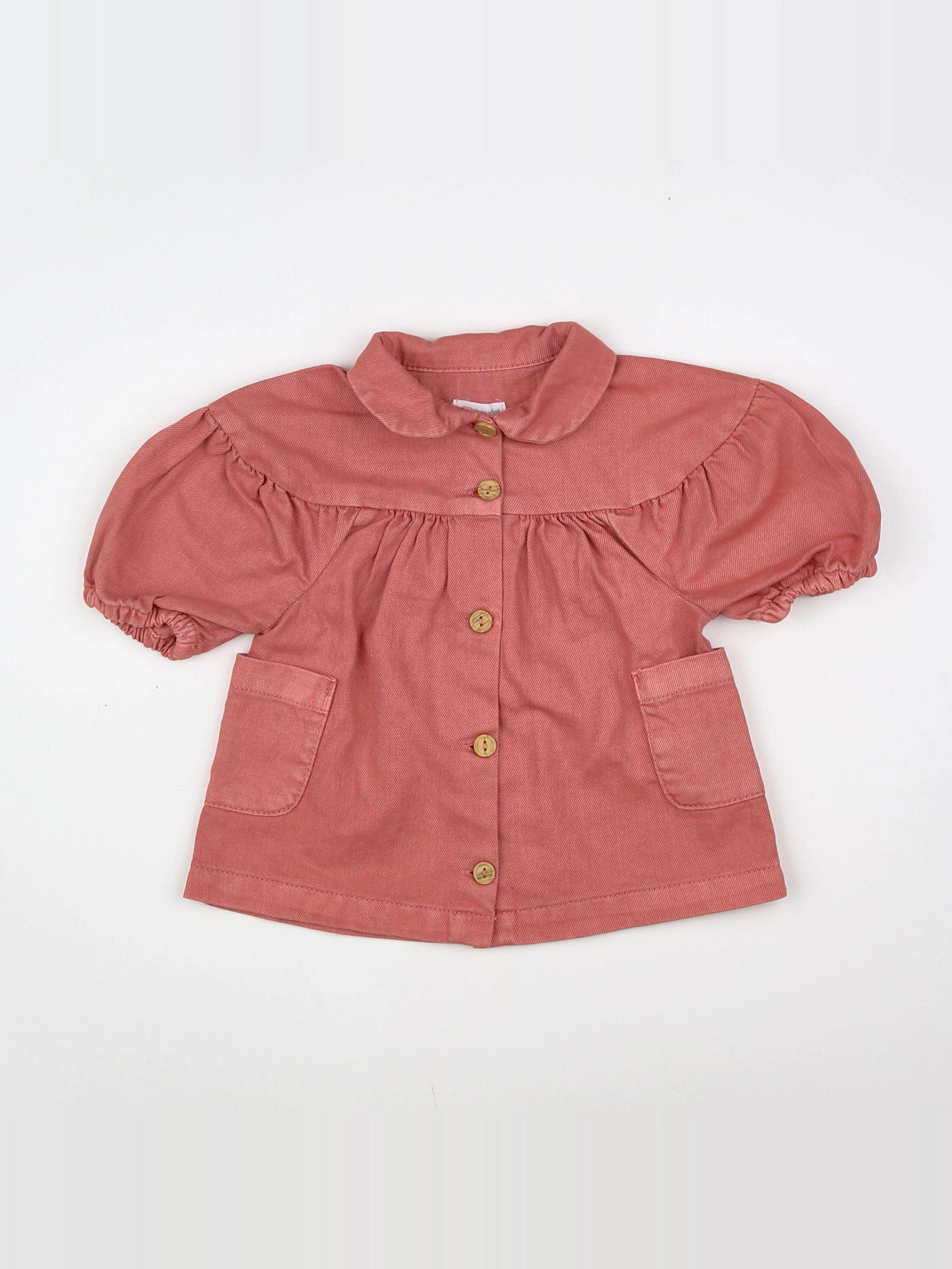 Vertbaudet - robe rose - 3 mois