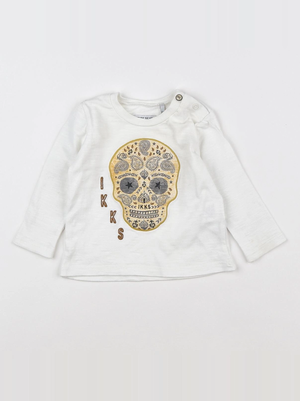 IKKS - tee-shirt blanc - 6 mois