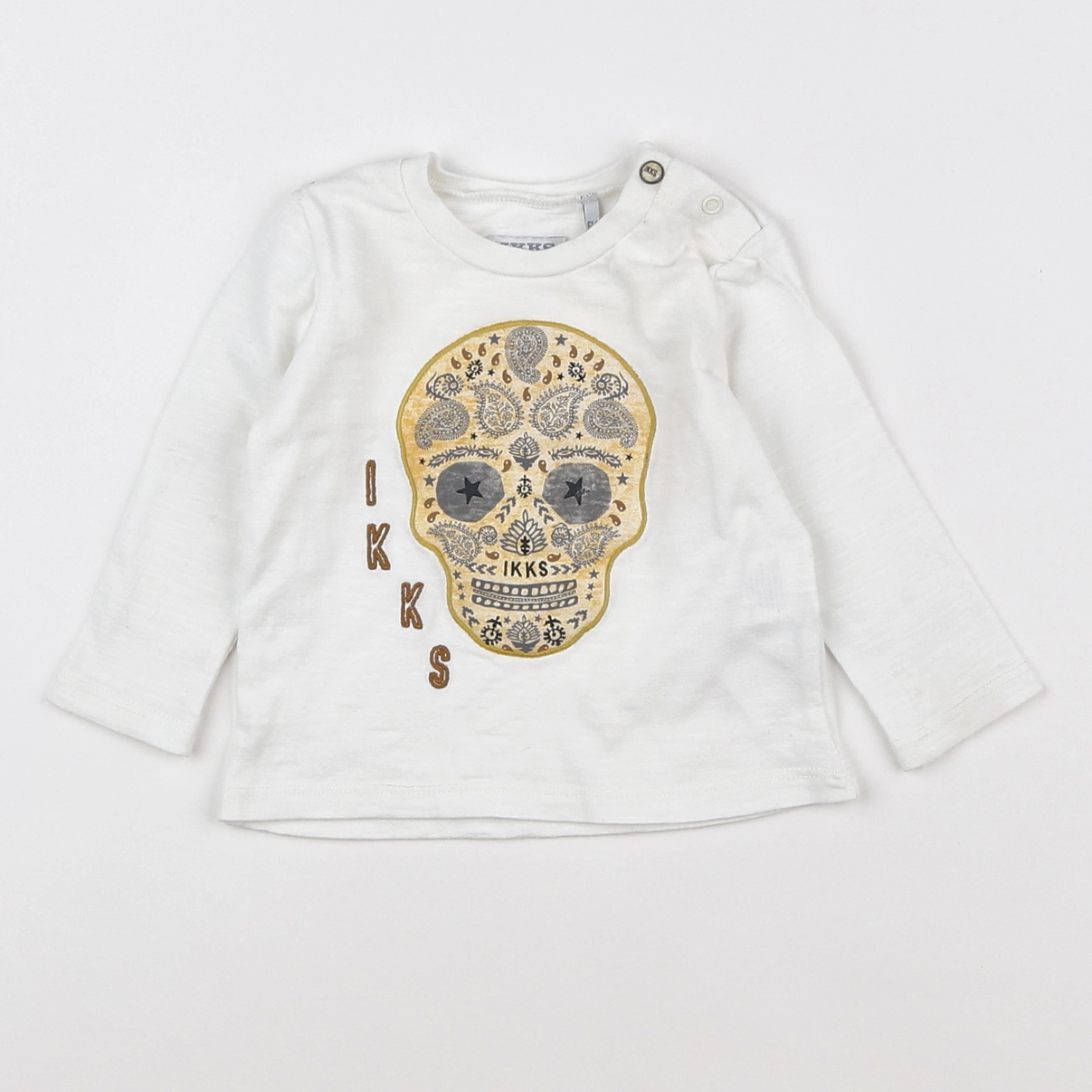 IKKS - tee-shirt blanc - 6 mois