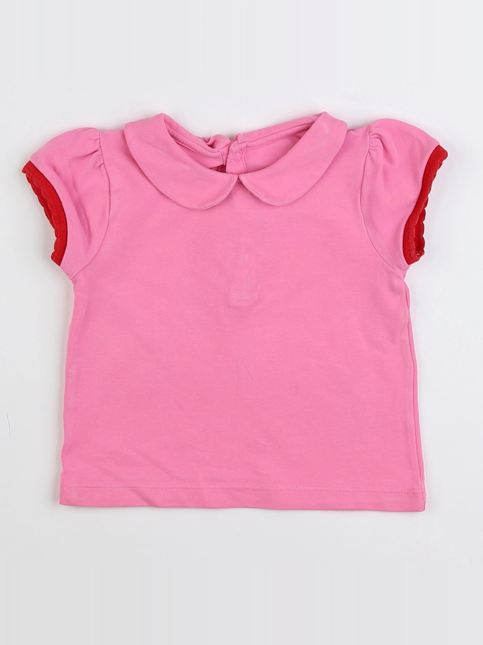 Jacadi - tee-shirt rose - 18 mois